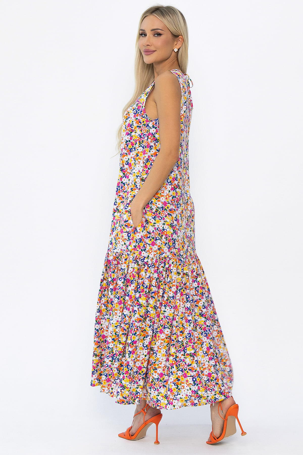 Платье Городской романс (цветы) П13901-21М