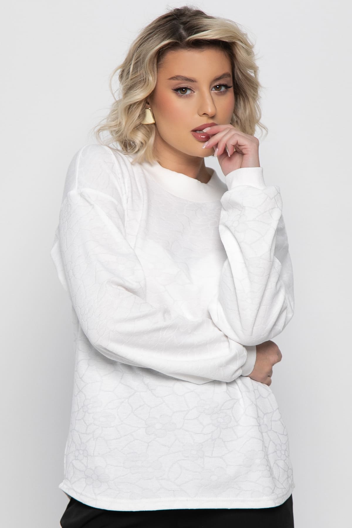 Джемпер Безмятежность (белый) Б14934-3М