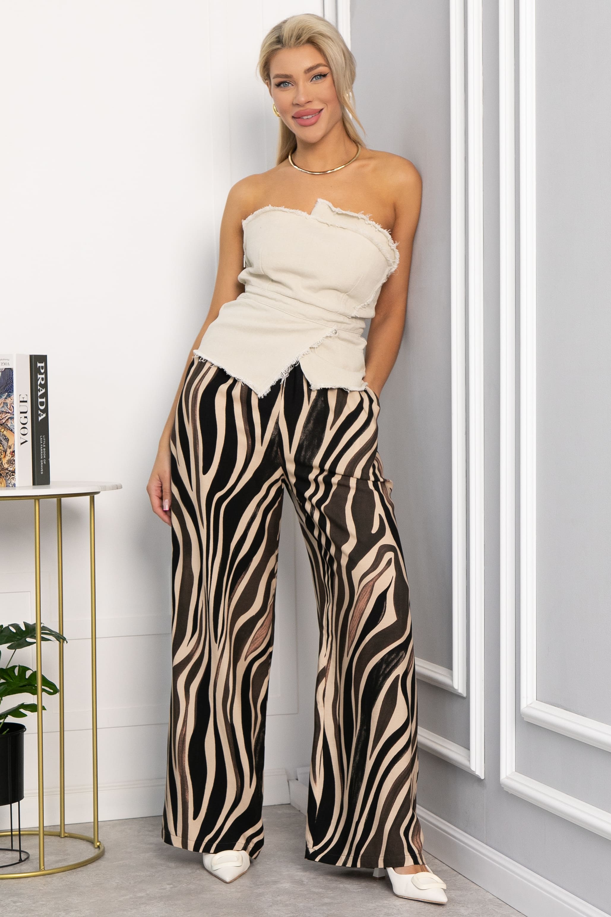 Брюки Тико (бежевые) Б13698-12М