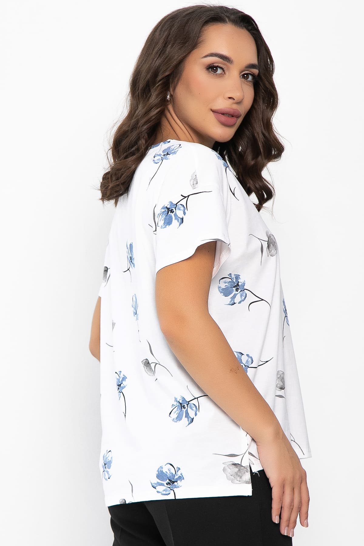 Футболка Мэнси (белая) Б14126-4М