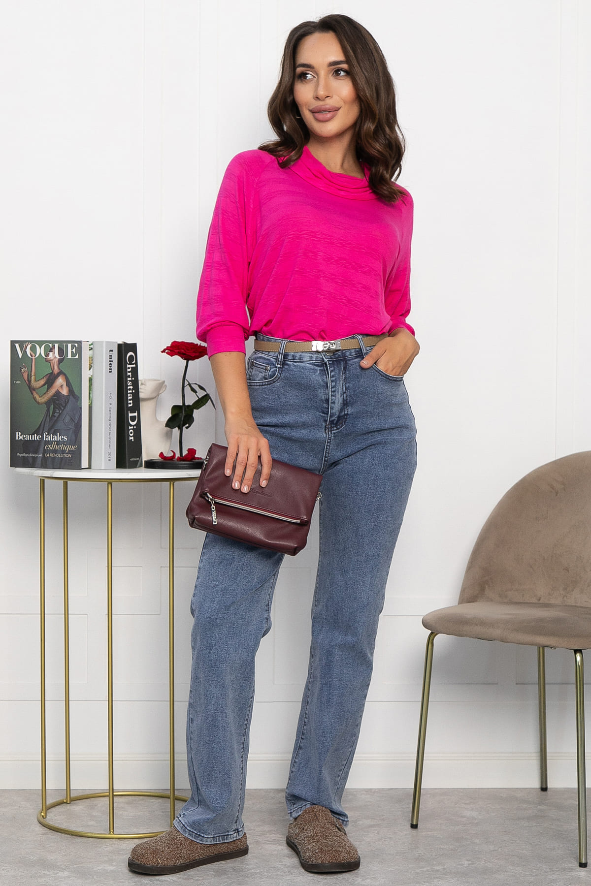 Блуза Астильба (розовая) Б13996-16М