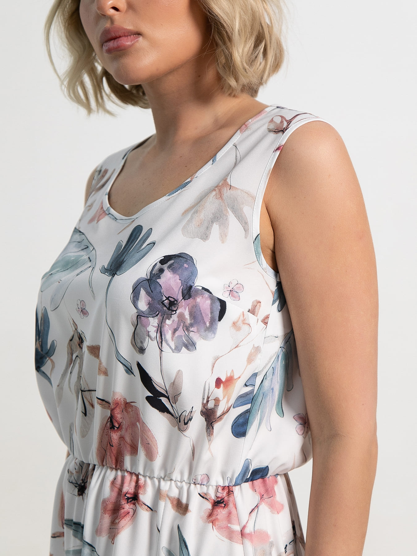 Платье Поцелуй солнца (белое) П15355-19М