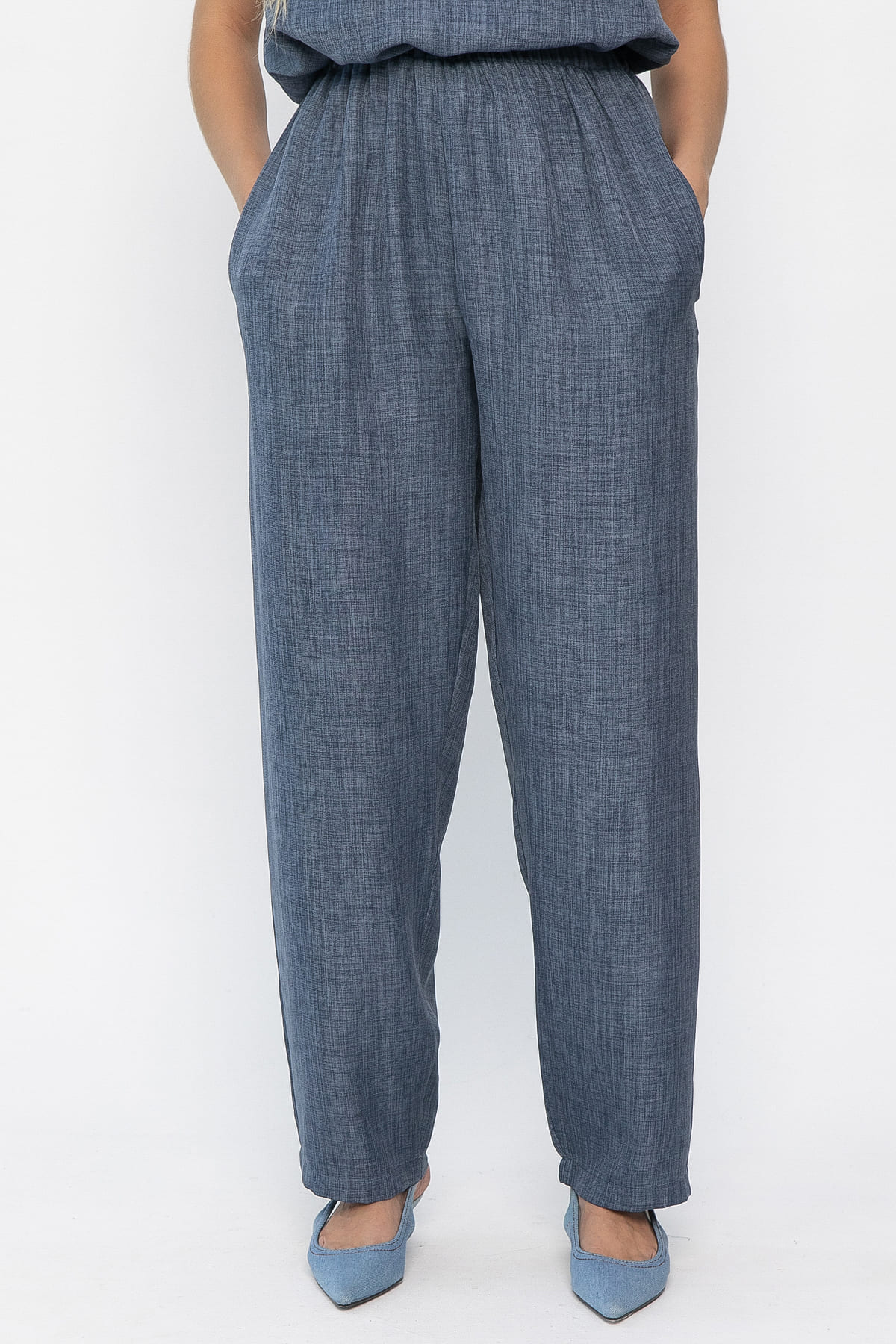 Брюки Роклетт (синие) Б13851-10М