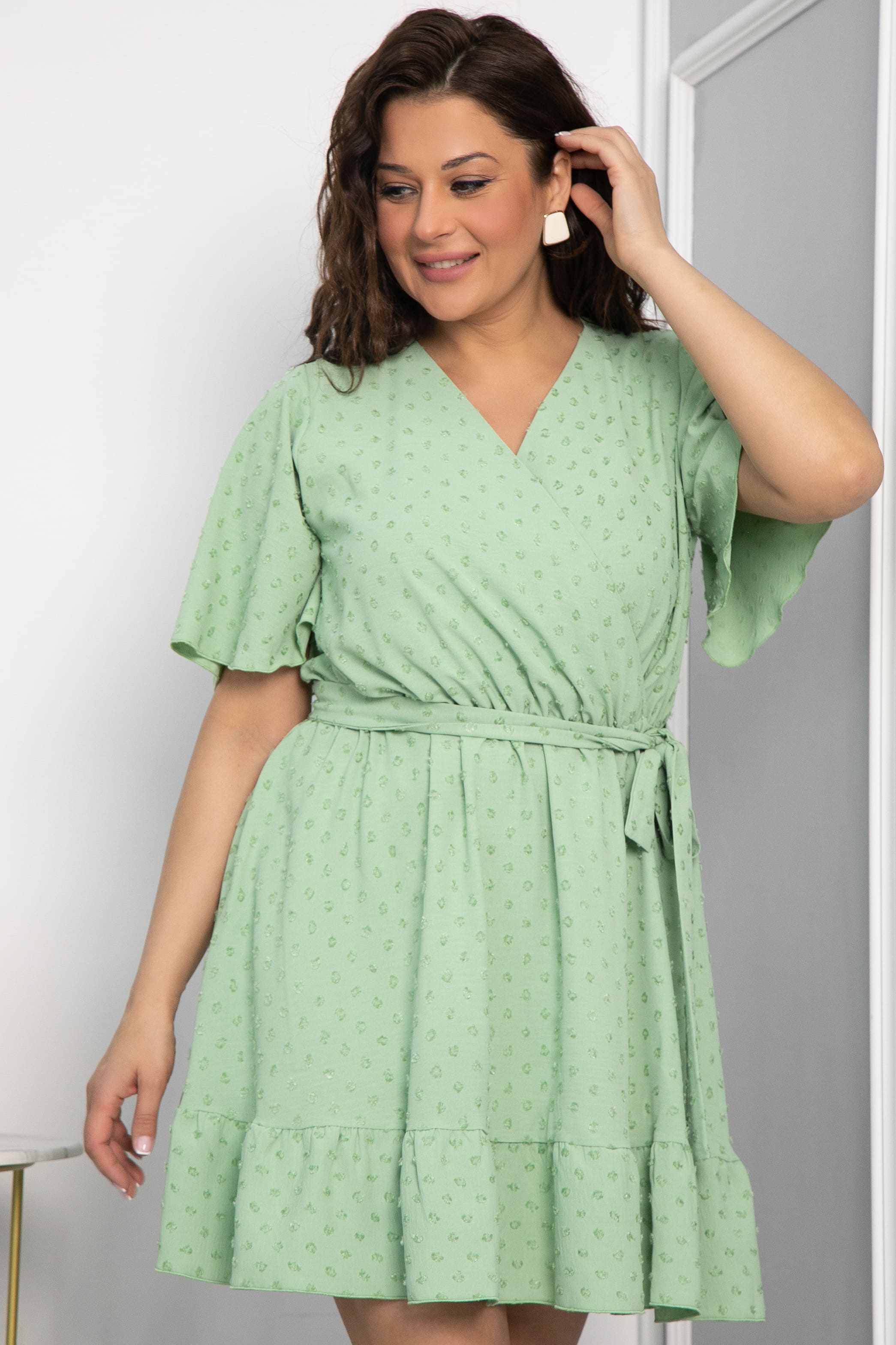 Платье Саванна (олива) П10560