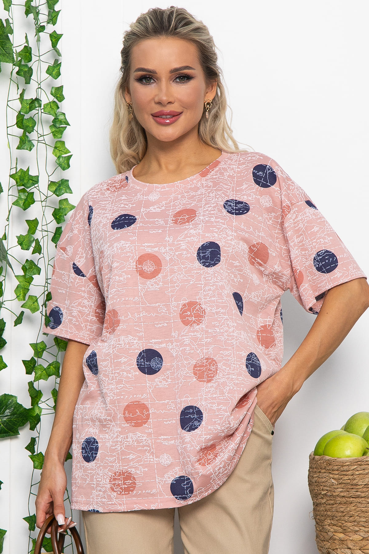 Блуза Тори (нежно-розовая) Б13521-20М