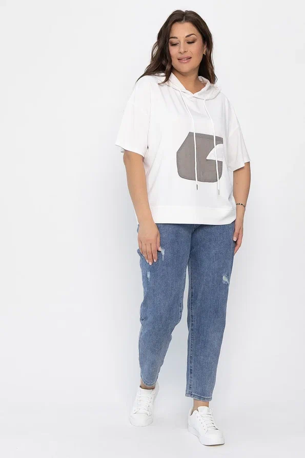 Блуза Мелика (белая) Б13939-1М