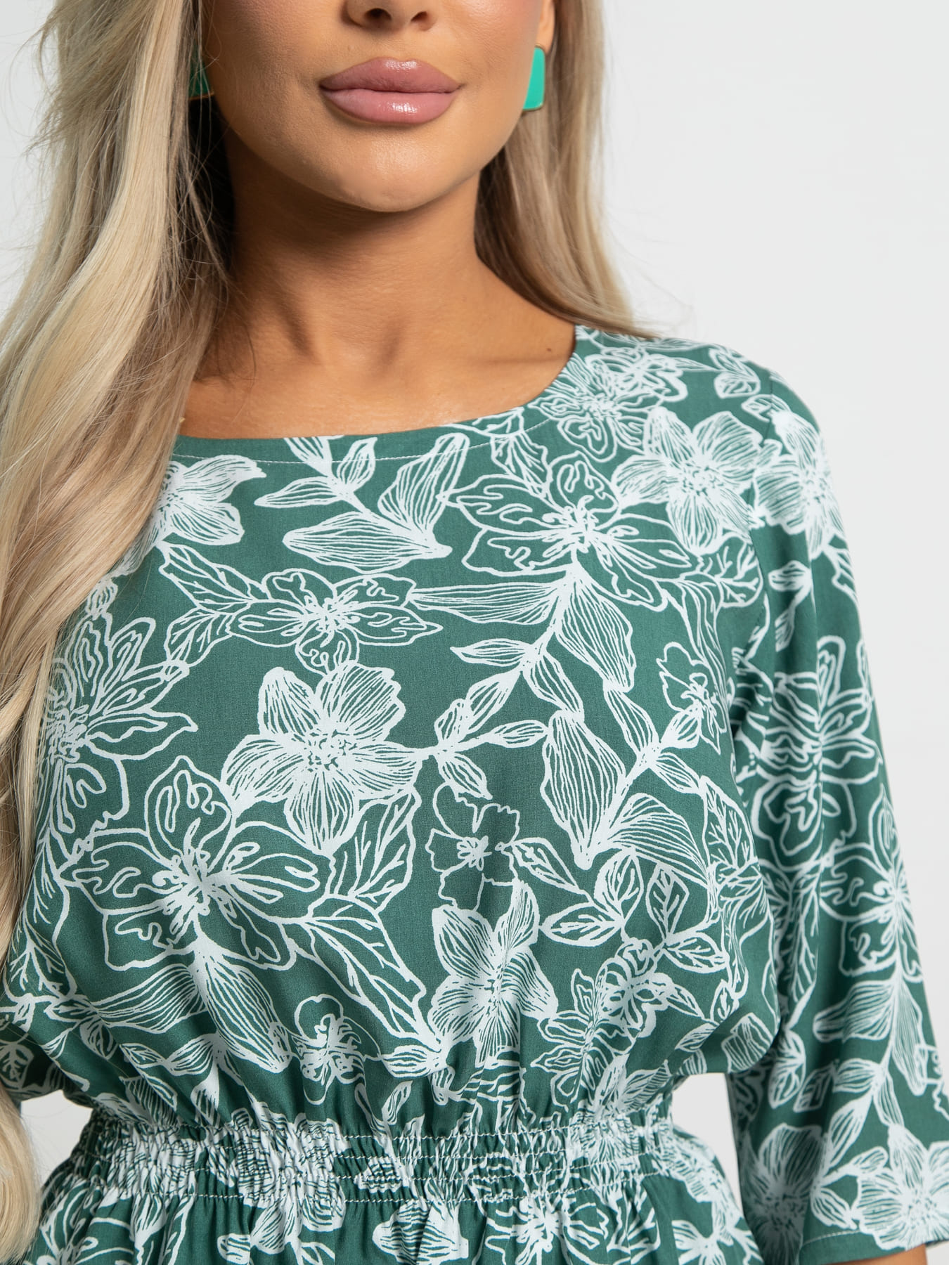 Блуза Каталея (зеленая) Б15663-47М