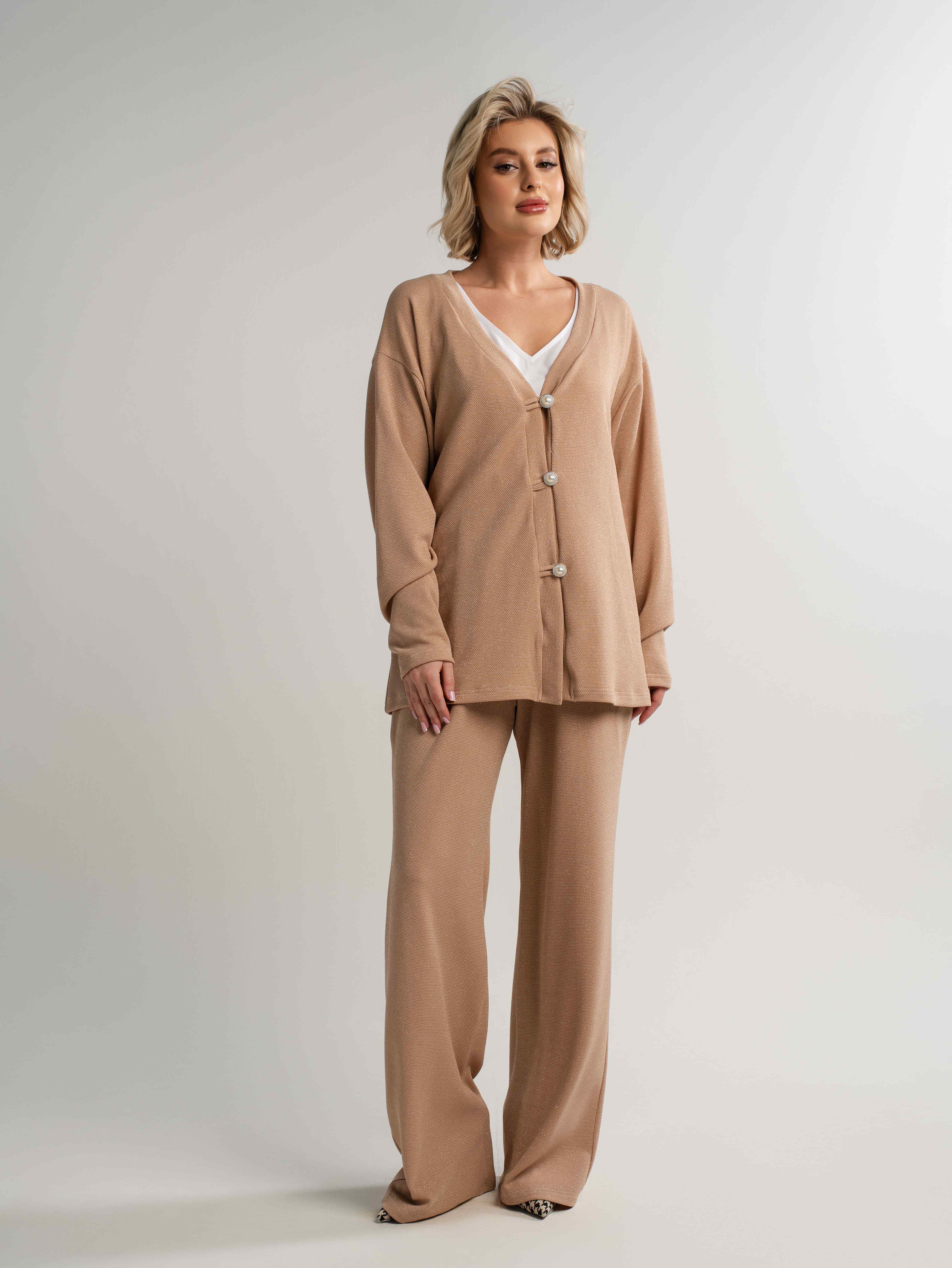 Кардиган Келли (бежевый) Б15053-39М