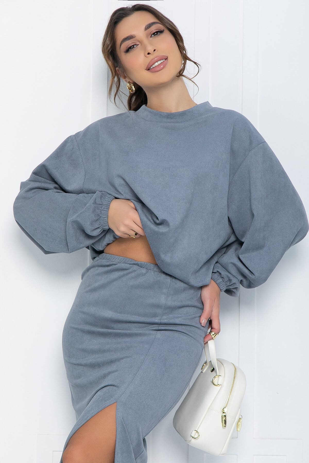 Костюм Мендес (серый) К12046