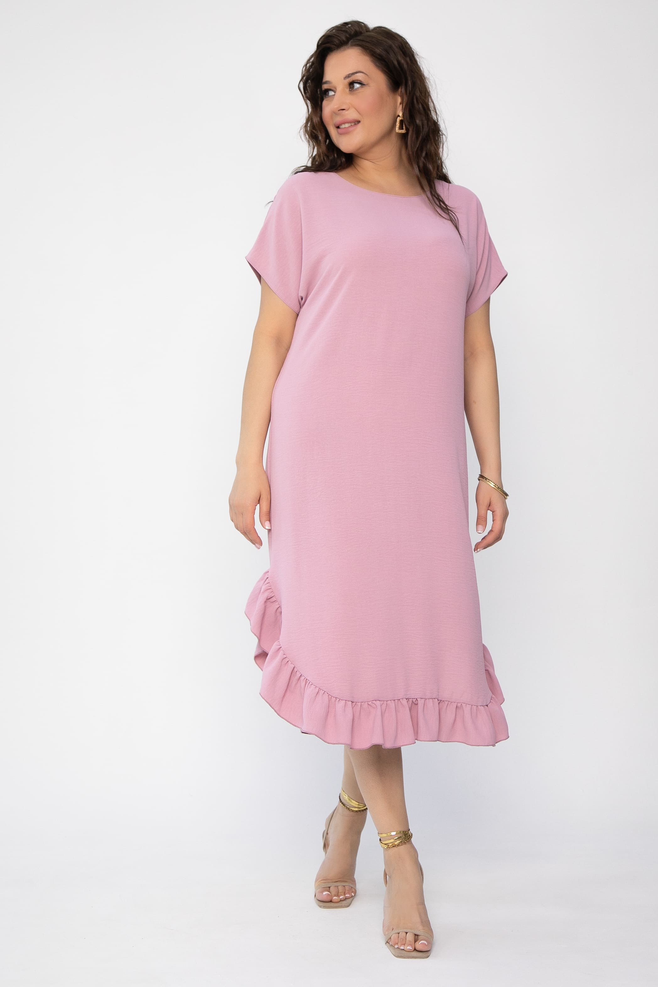 Платье Дея (пудра) П13597-8М