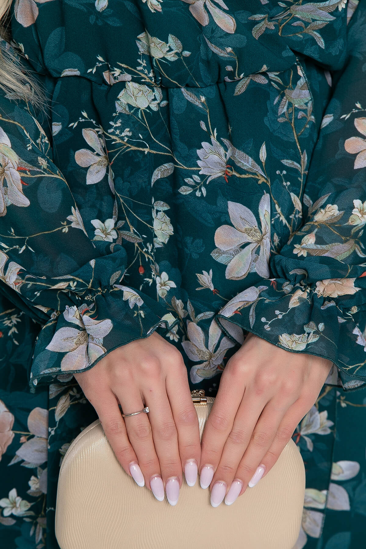 Платье "Весеннее настроение" (изумруд) П10182