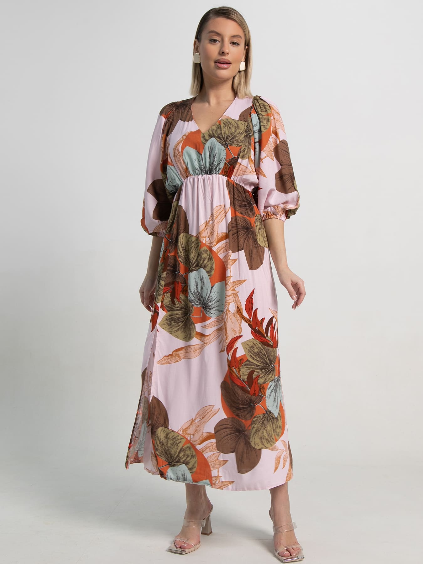 Платье Неповторимая (бежевое) П15502-34М