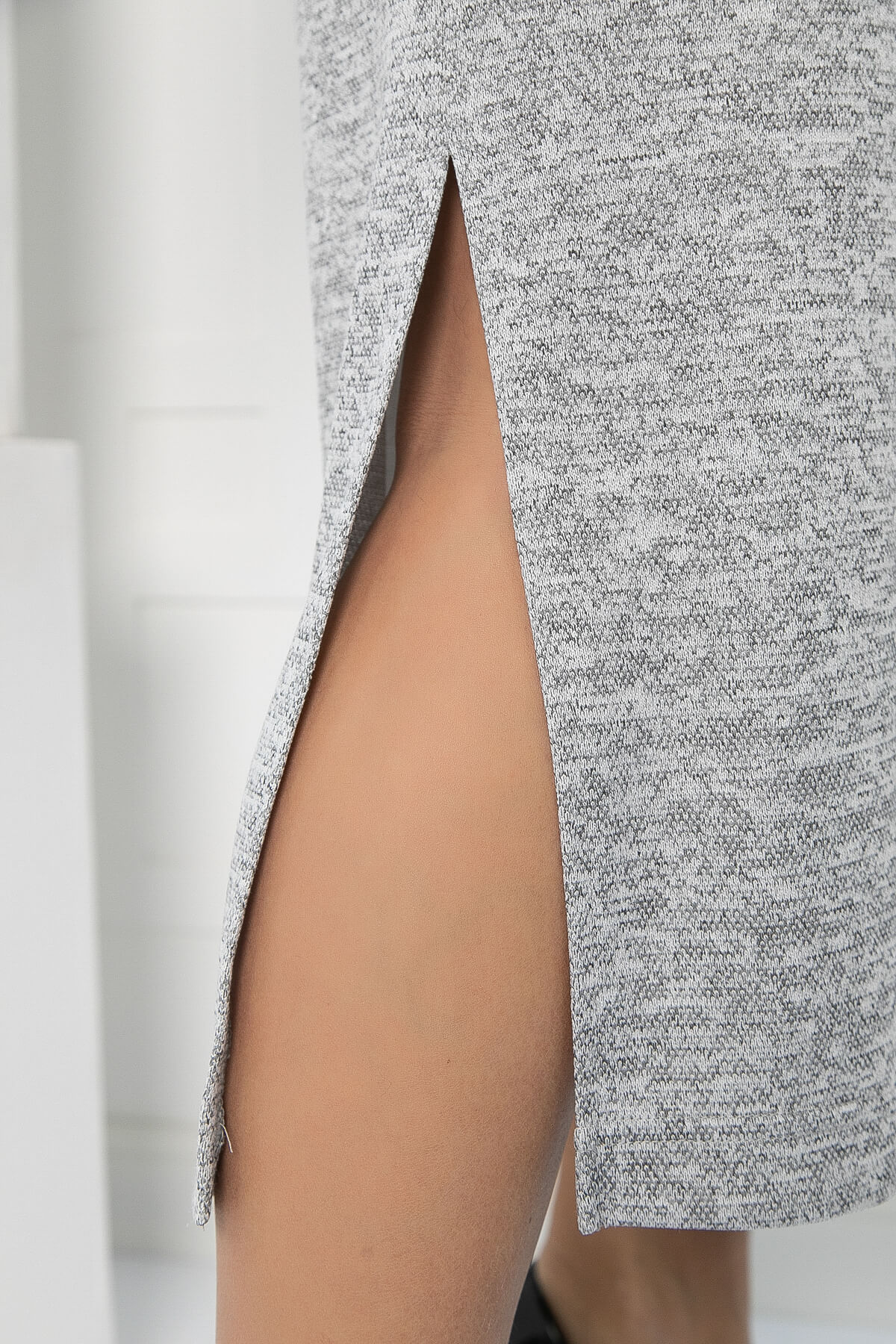 Платье Хьюстон (серое) П12816-30М