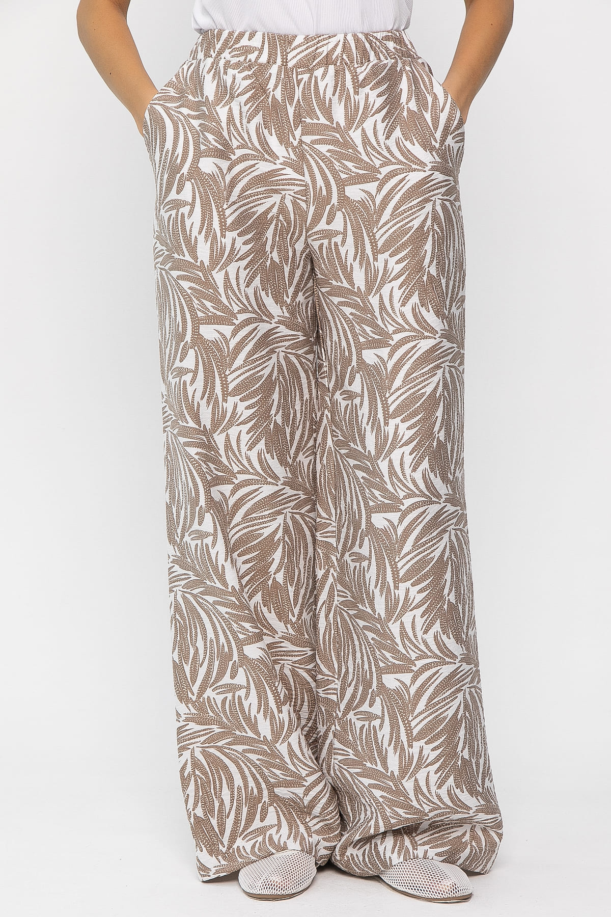 Брюки Калейдоскоп (бежевые) Б13604-30М