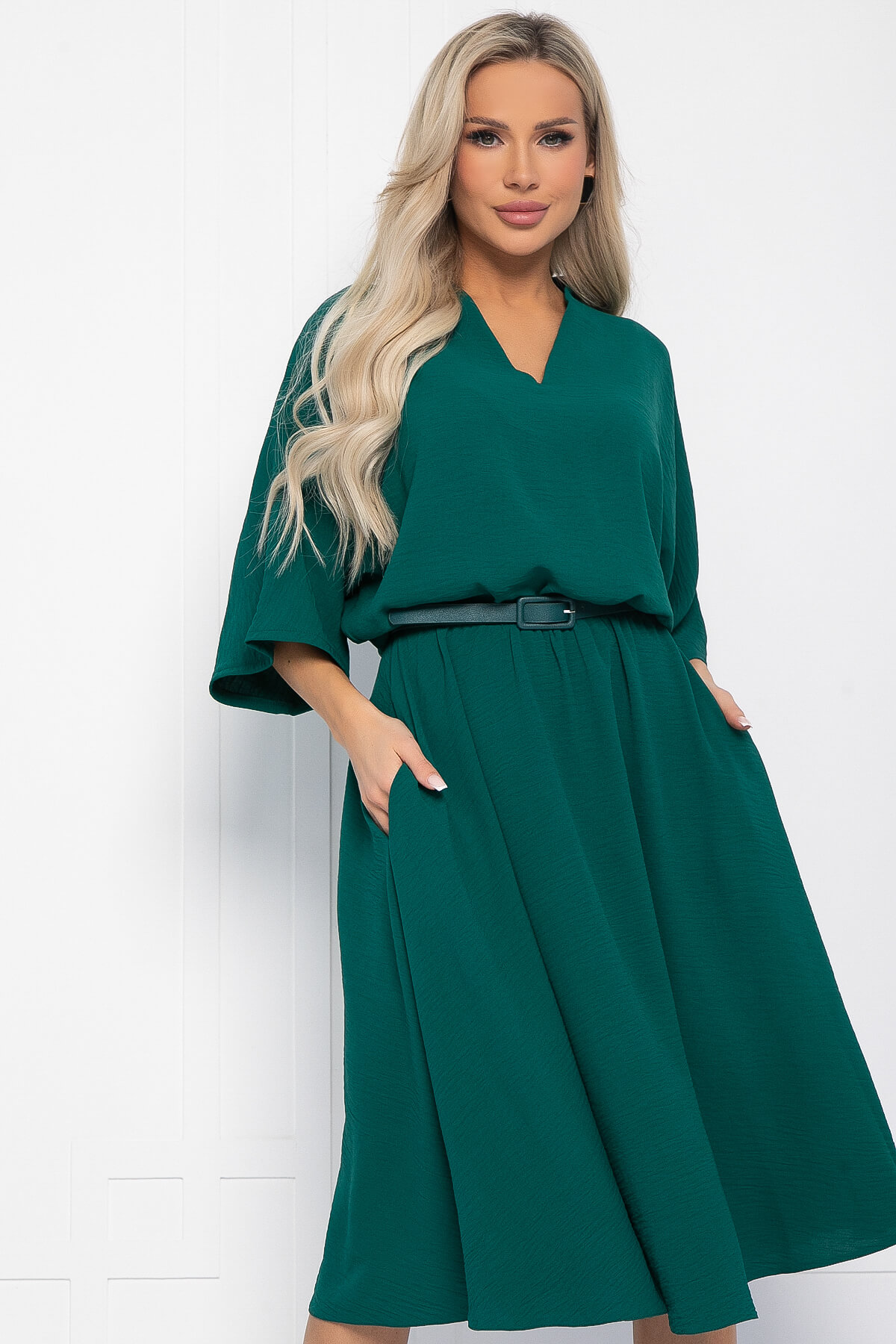 Платье Модера (изумруд) П12665-16
