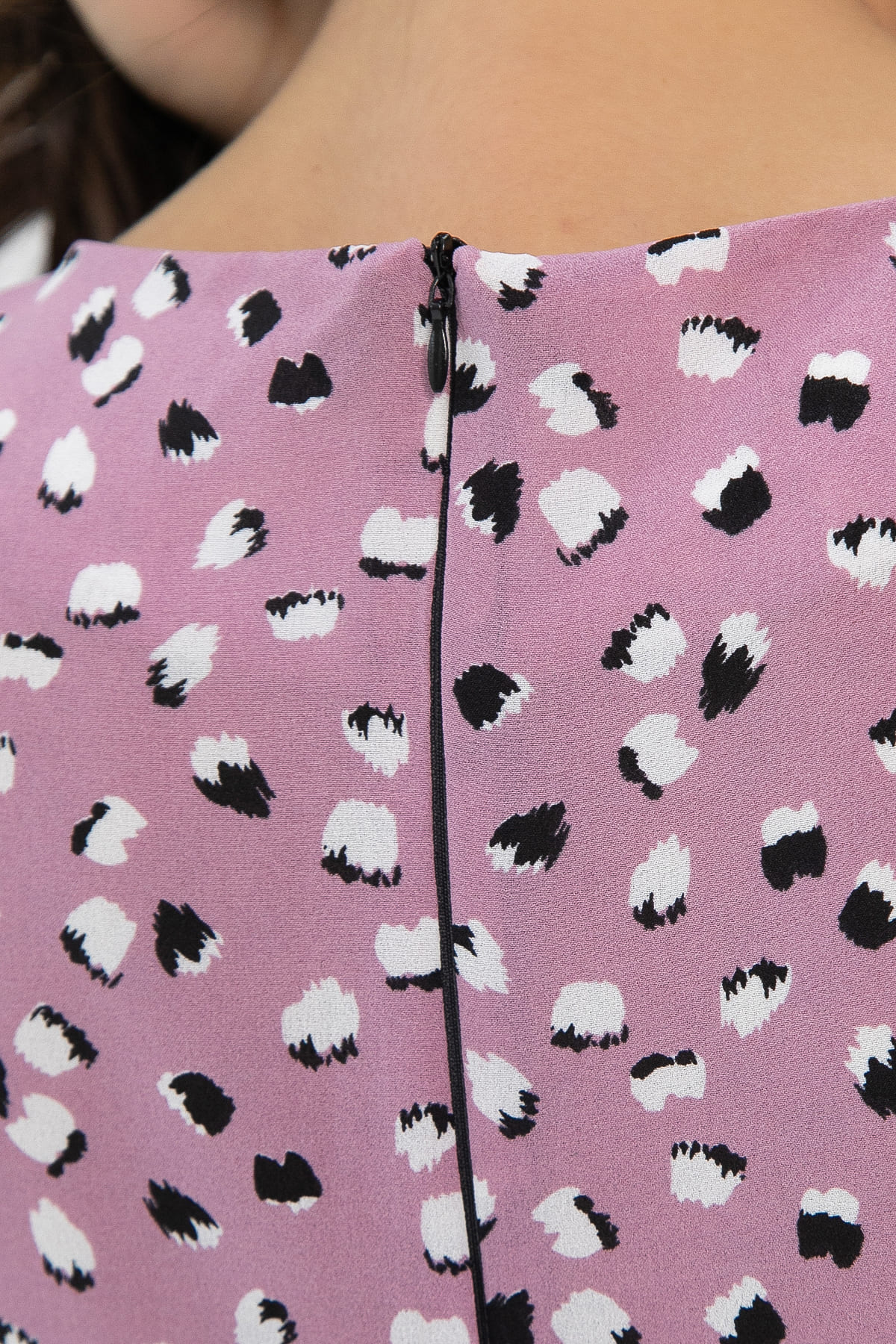 Платье Бруния (черно-розовое) П13997-16М