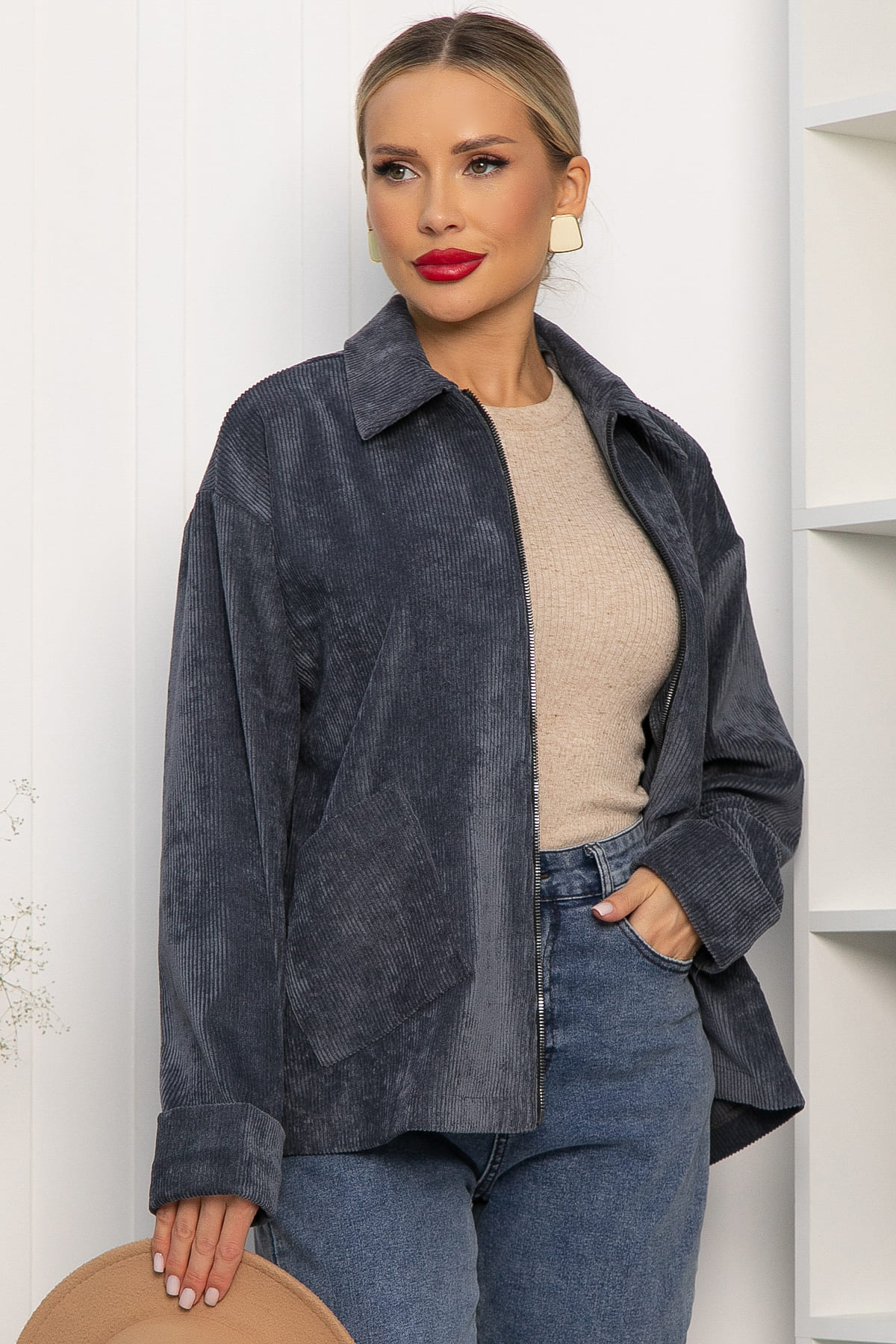 Жакет Реджина (серый) Б14177-9М