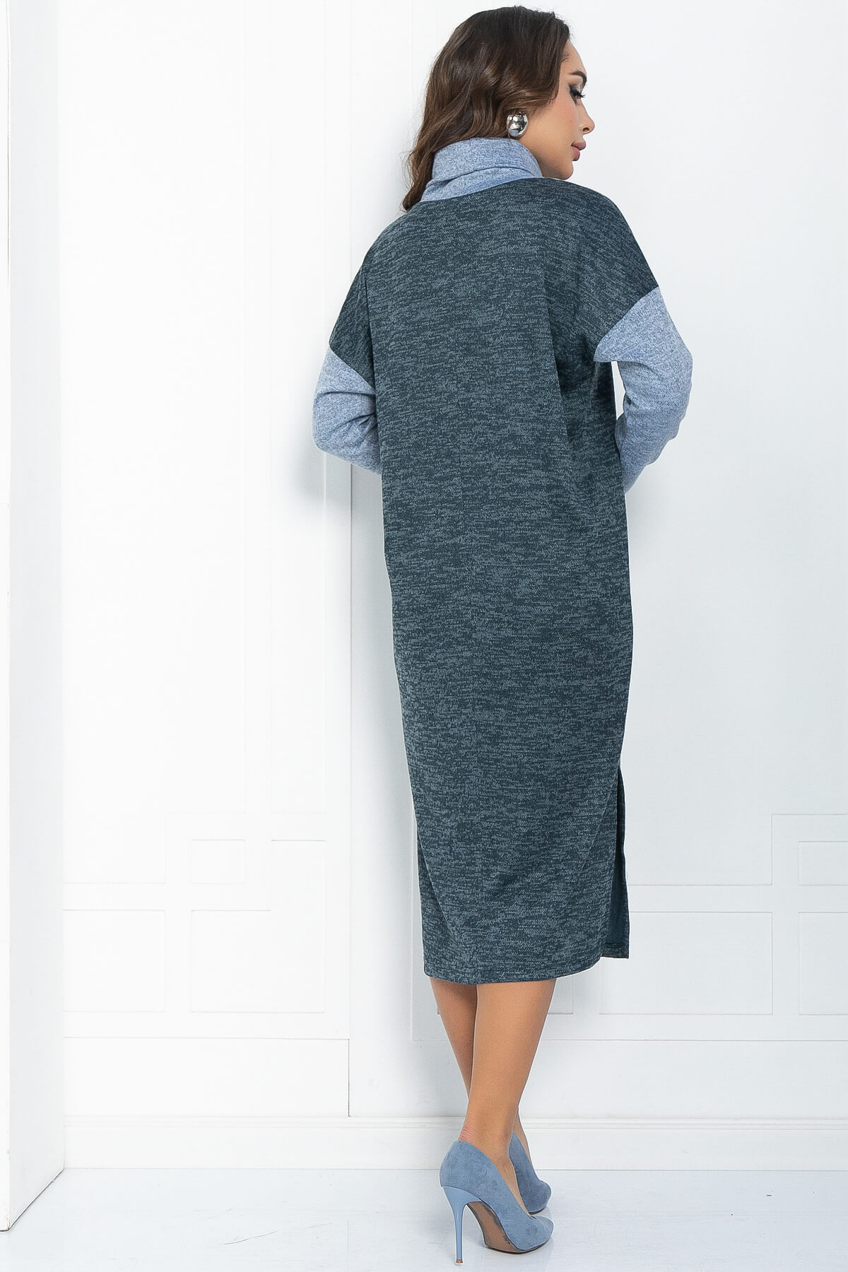 Платье Мишель (синее) П11804