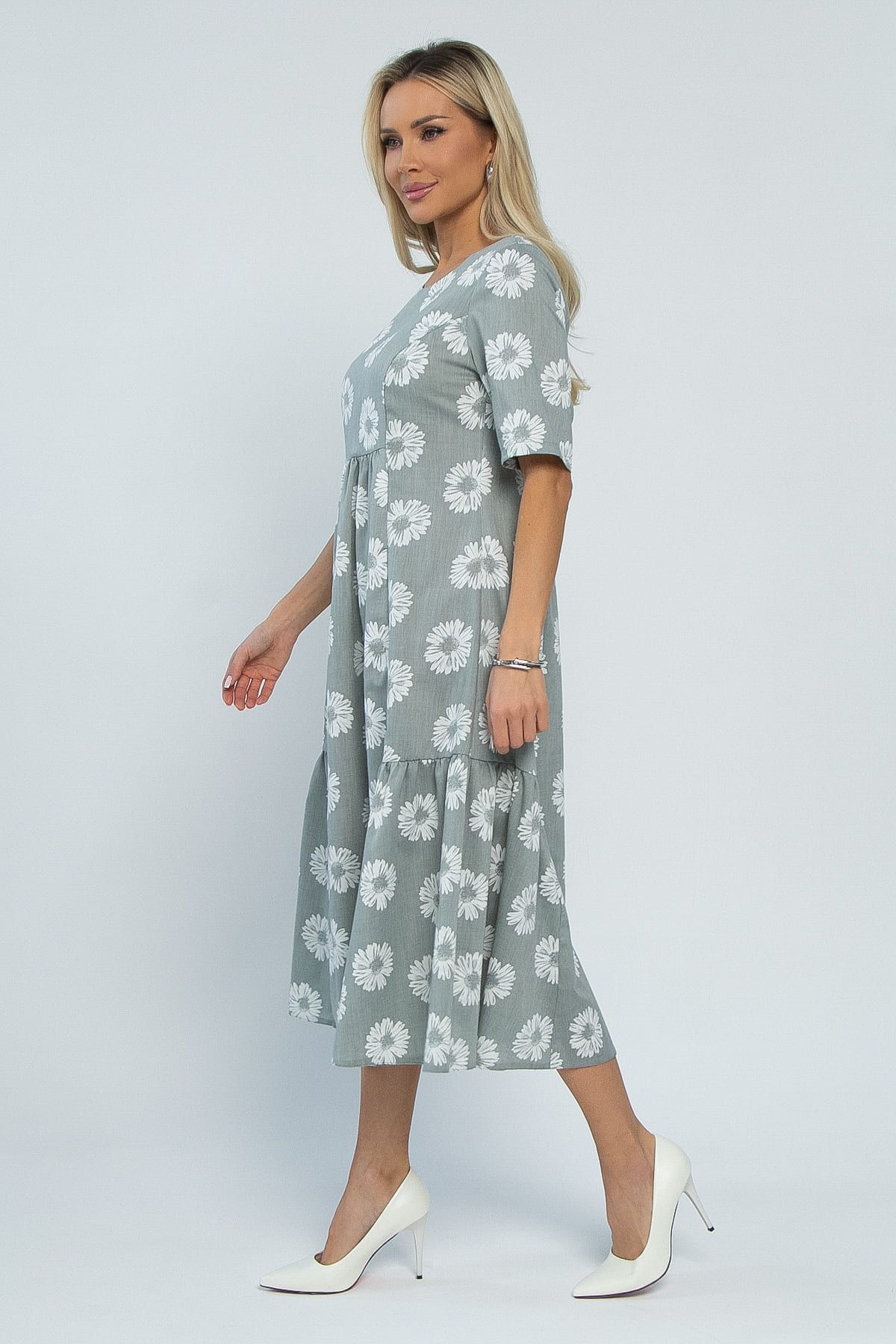 Платье Воздушный поцелуй (мята) П13492-18М