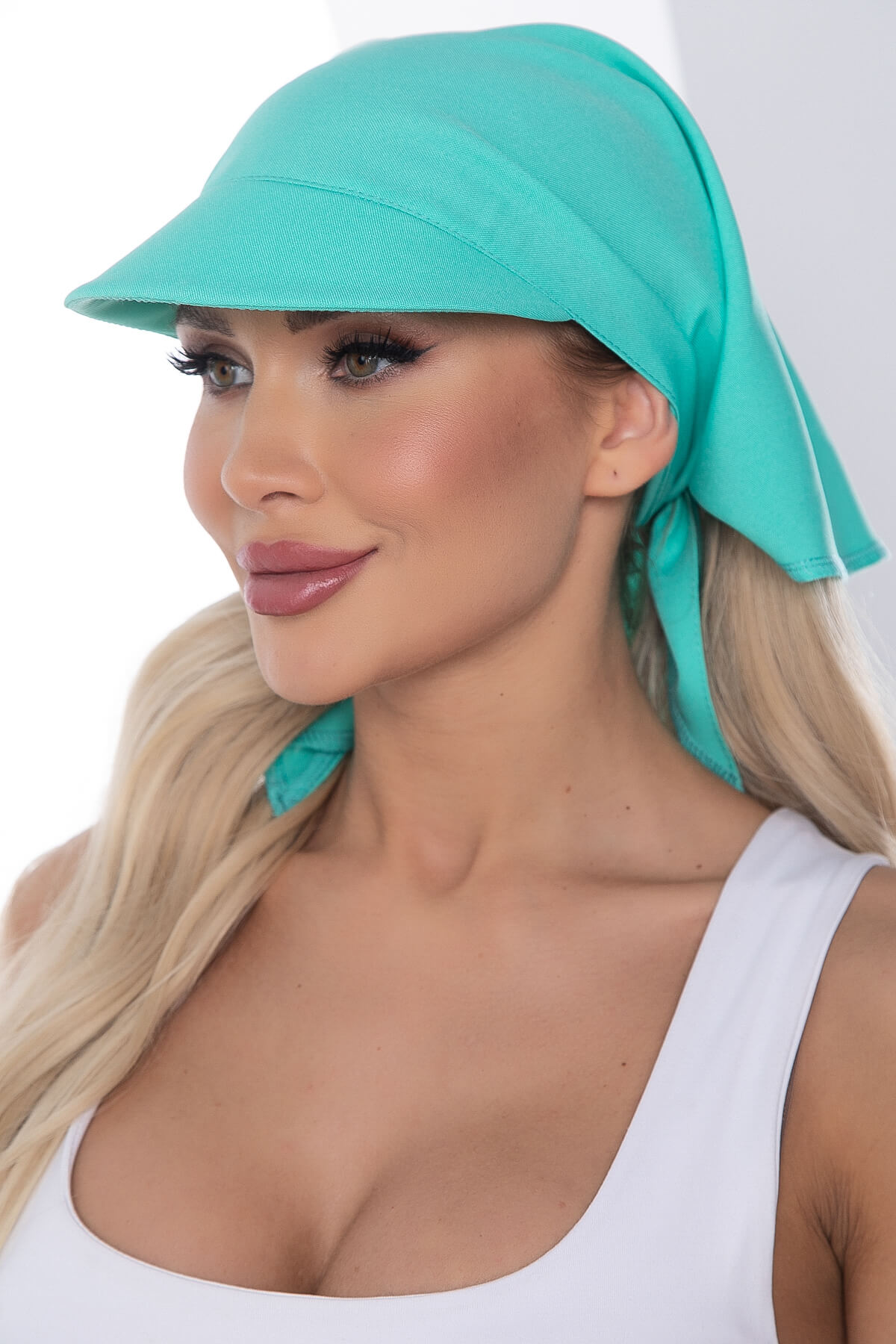 Косынка с козырьком (мята) КК60