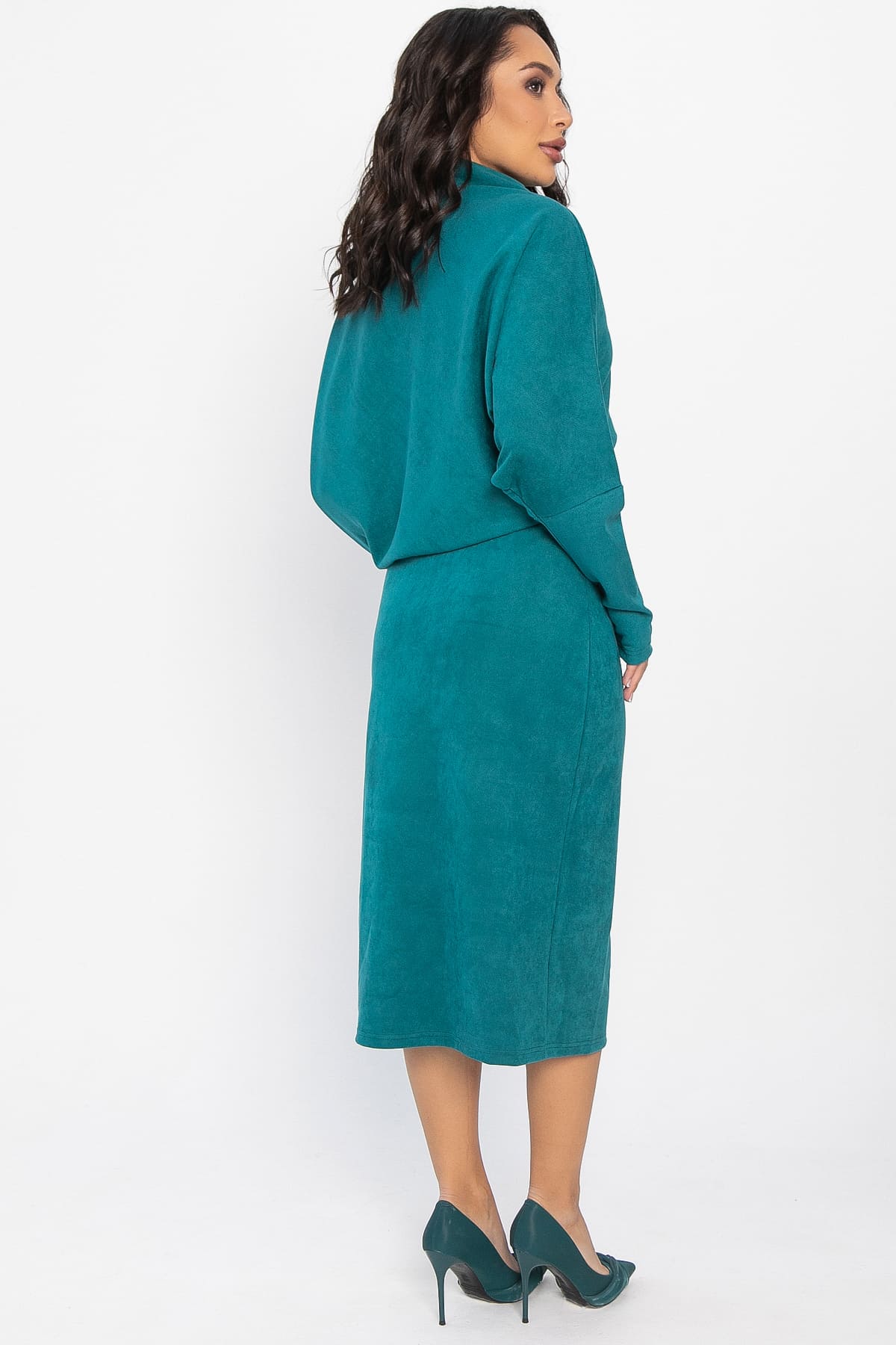 Платье Северина (зеленое море) П14571-12М