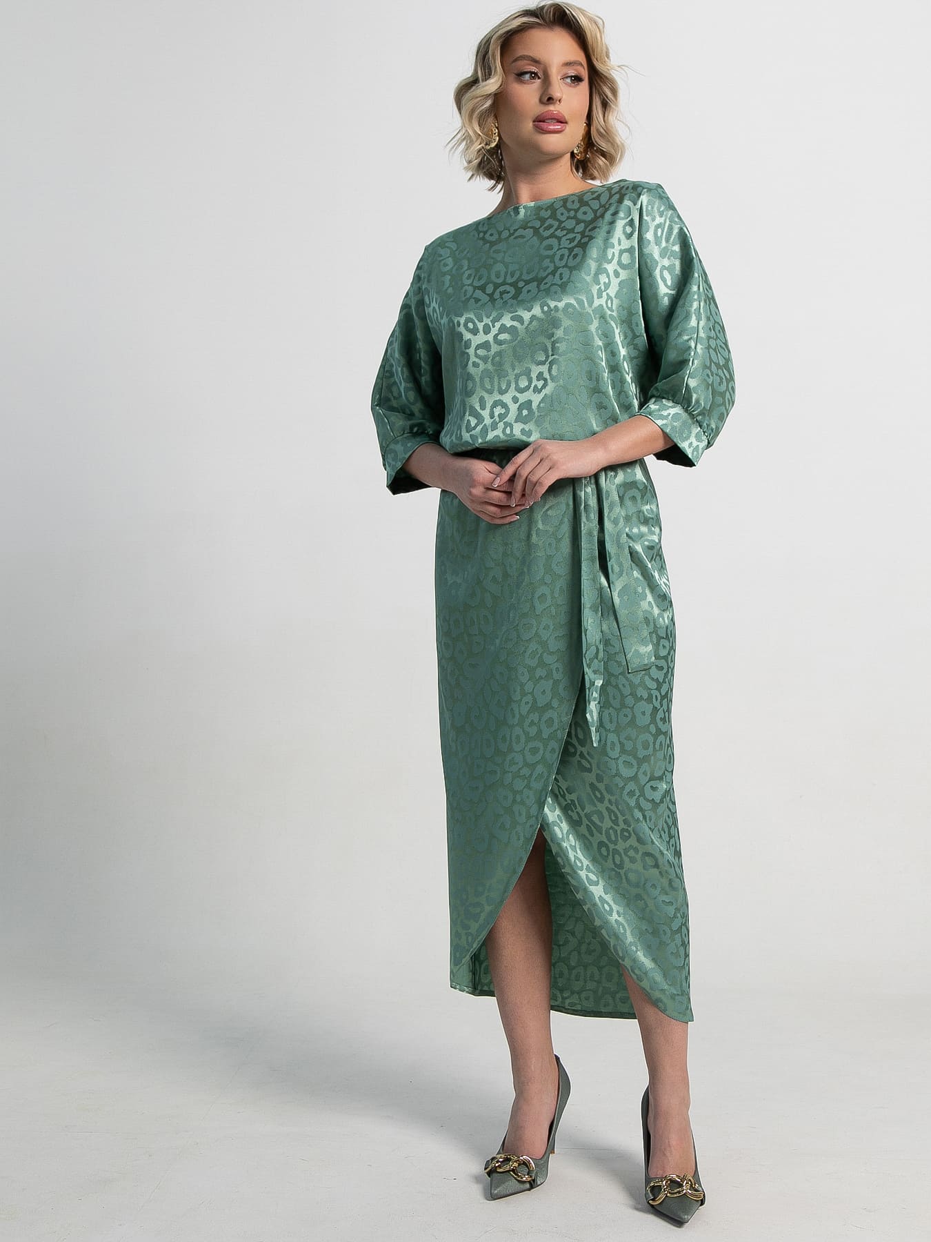 Платье Багира НЬЮ (мята) П15114-12М