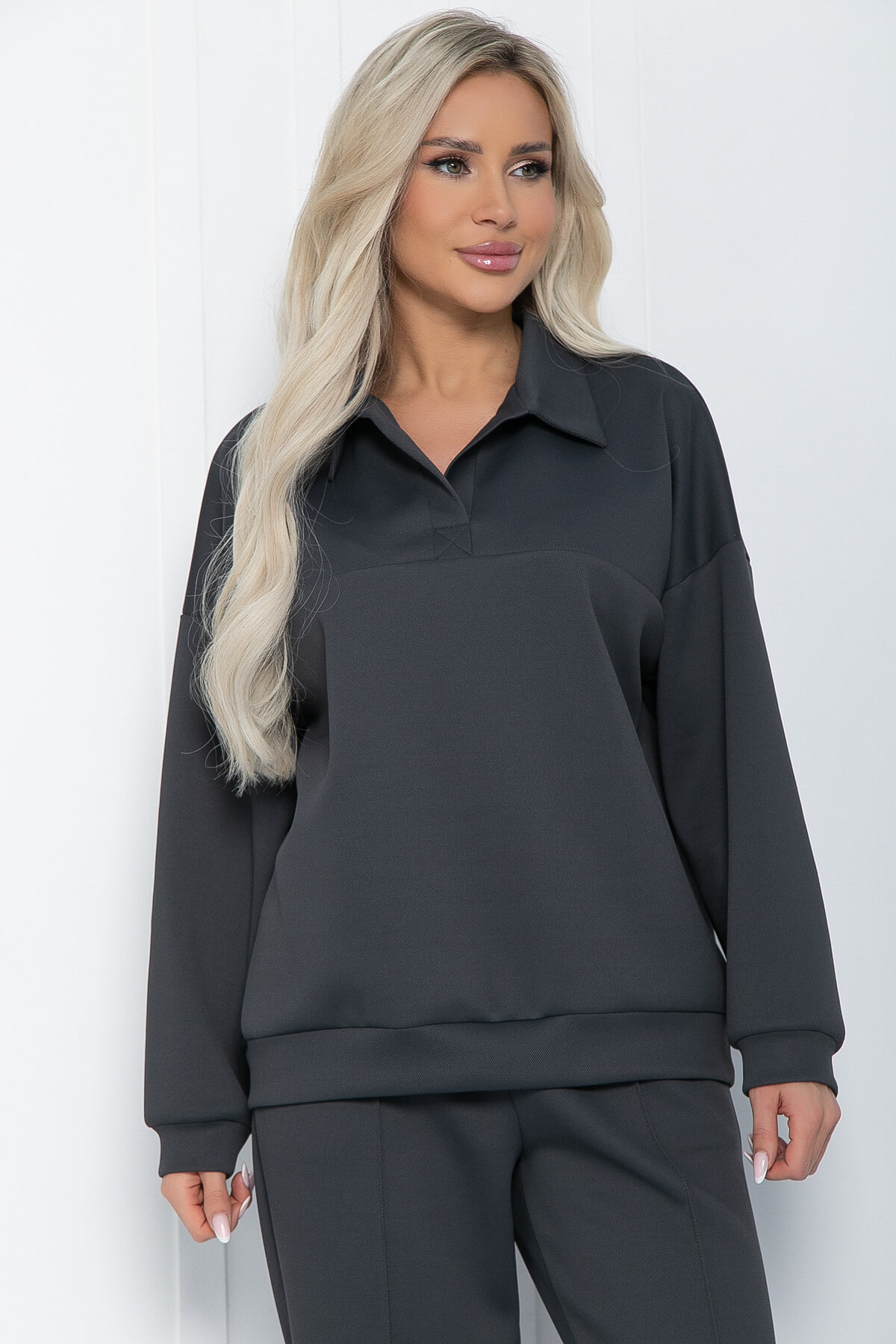 Костюм Дуэт (серый) К12137