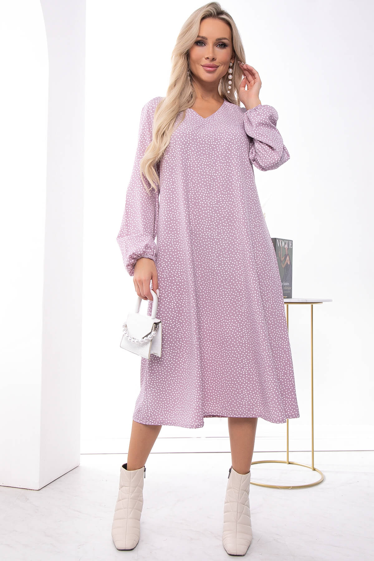 Платье "Арианна" (лилас) П7175