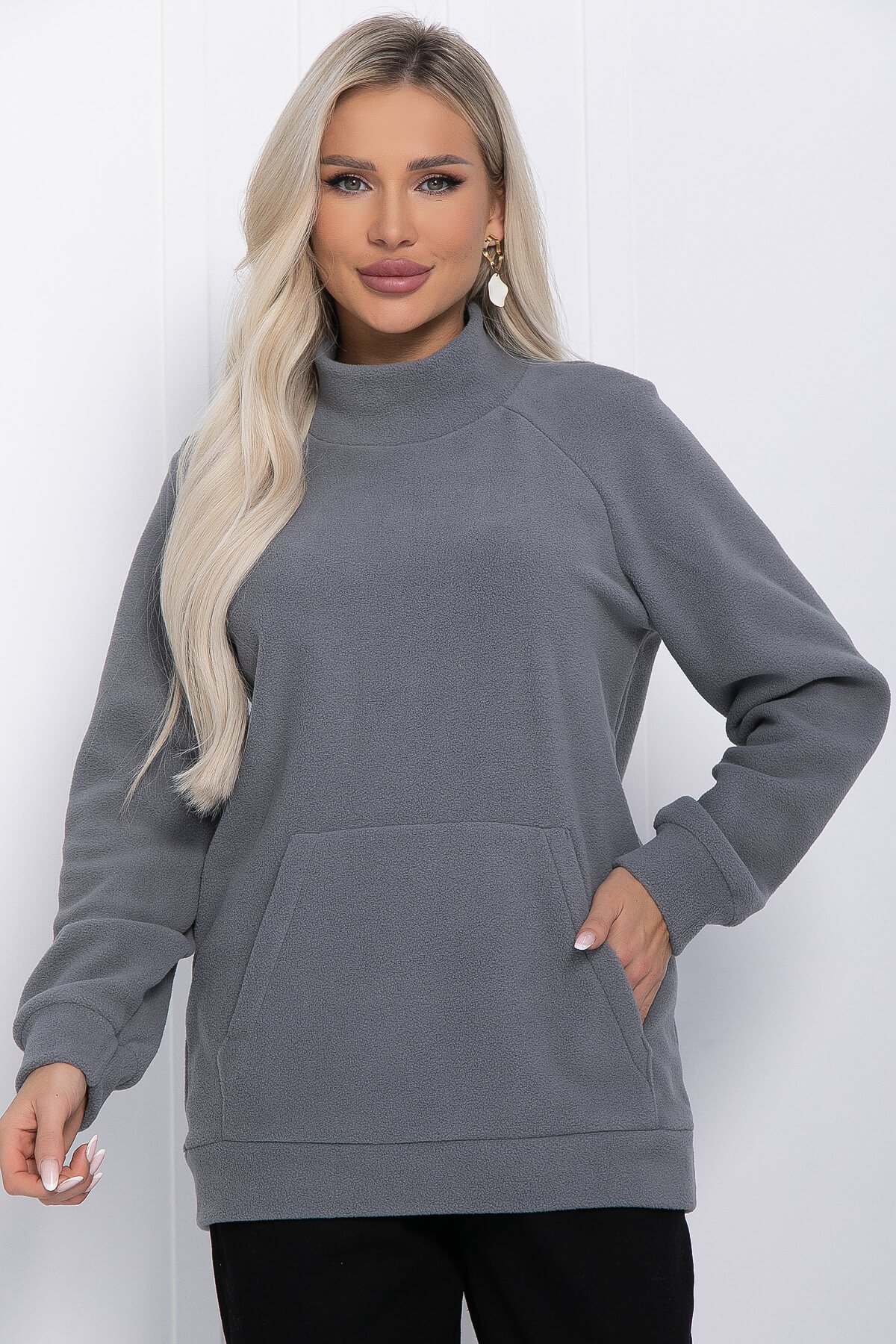 Кофта Зимний бум (серая) Б12266-12