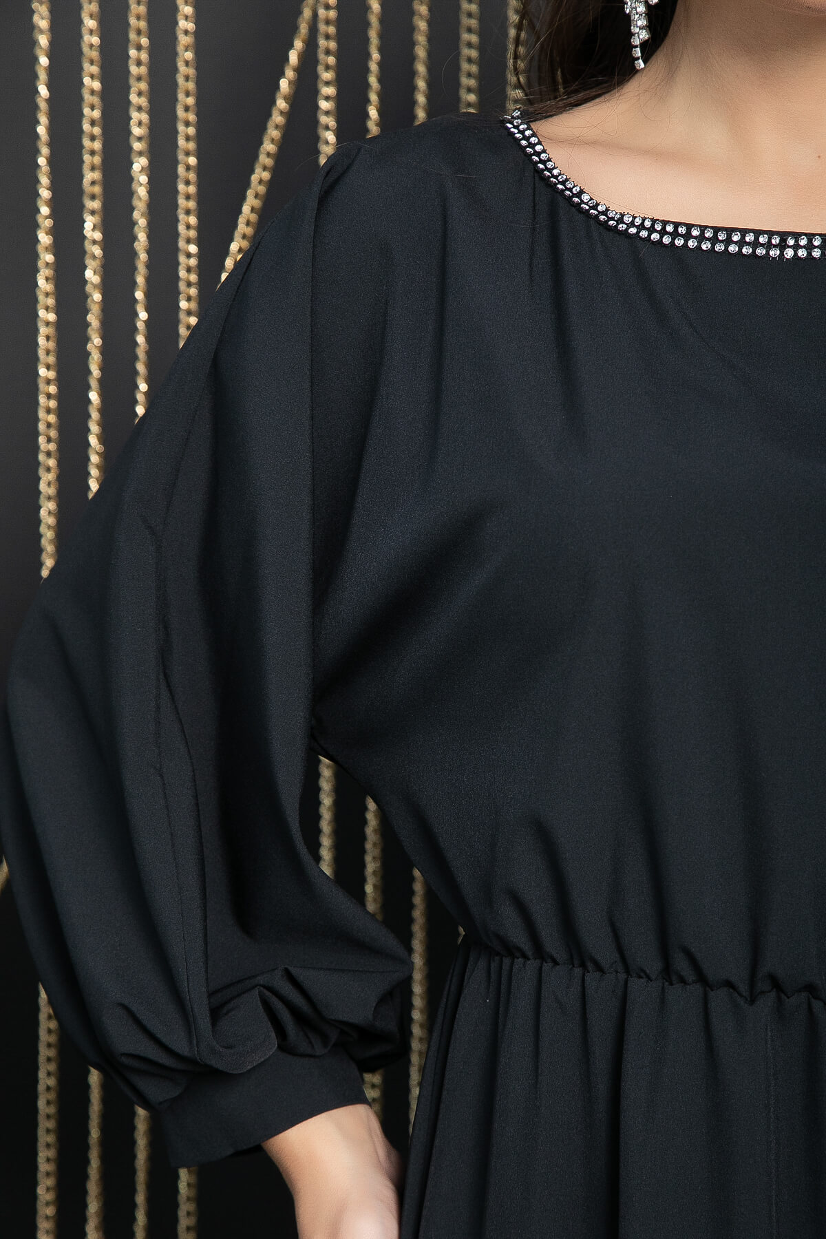 Платье Утонченный вкус (черное) П11728