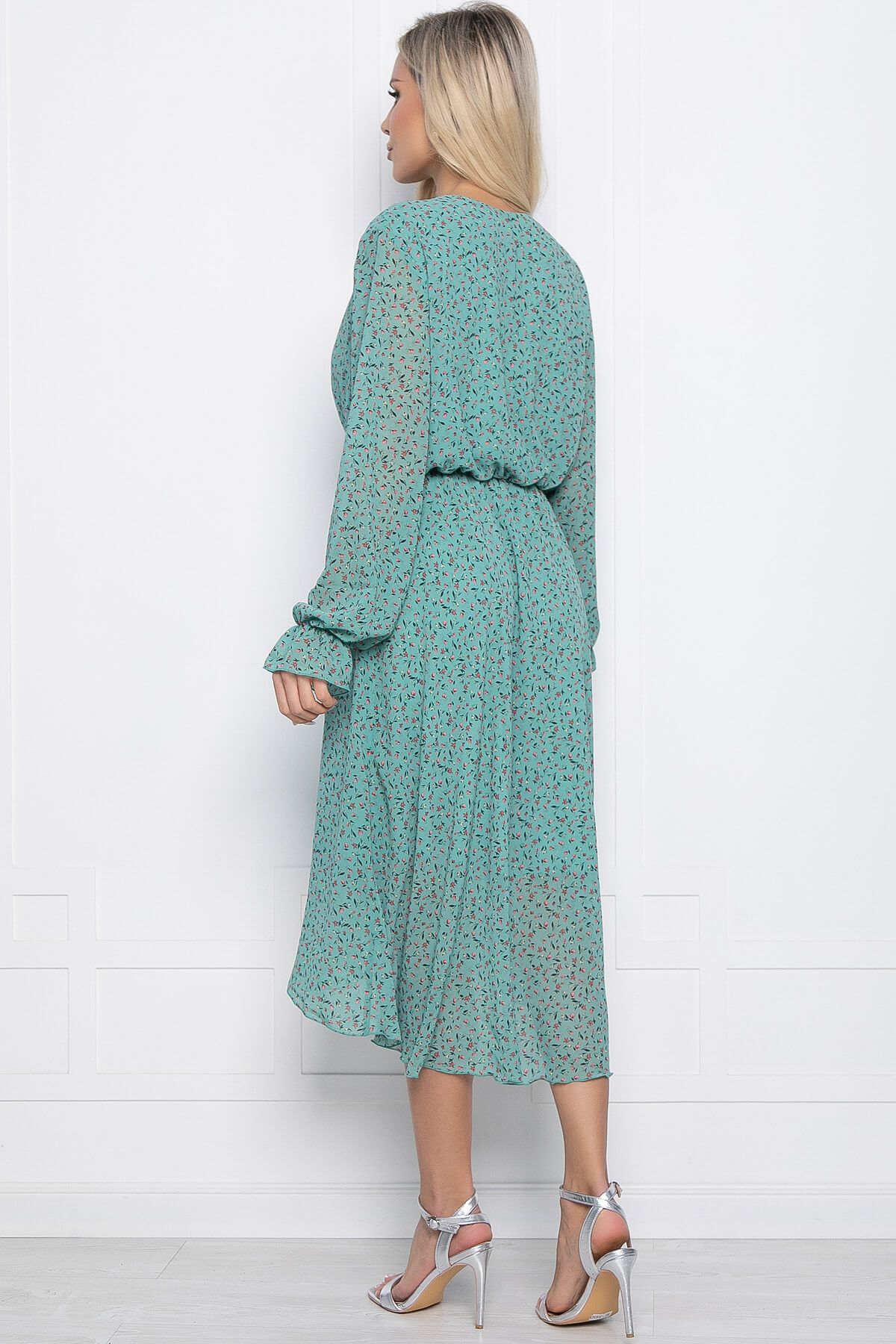 Платье "Весеннее настроение" (светло-зеленое) П10179