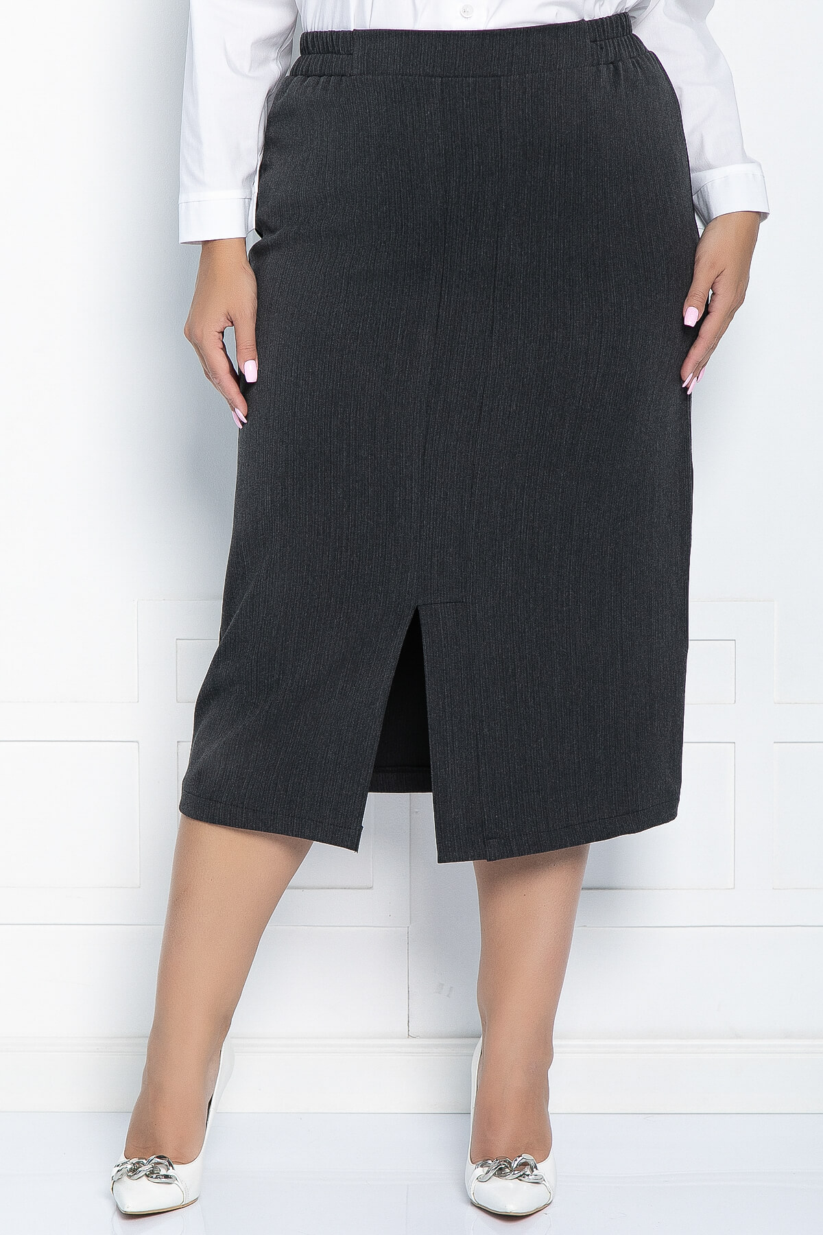 Юбка Грета (серая) Ю11086