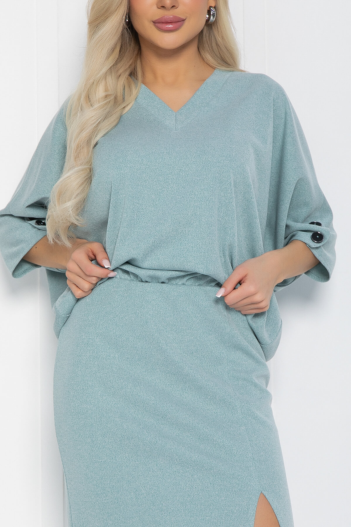 Платье Вэнсдей (мята) П12578-4