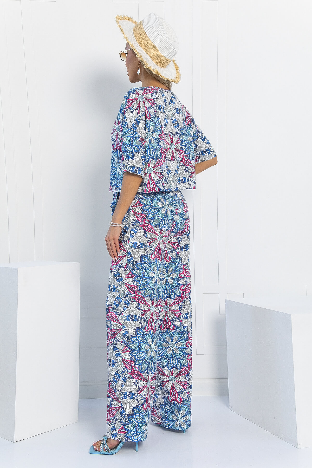 Костюм Летняя прогулка (голубой) К12967-8М