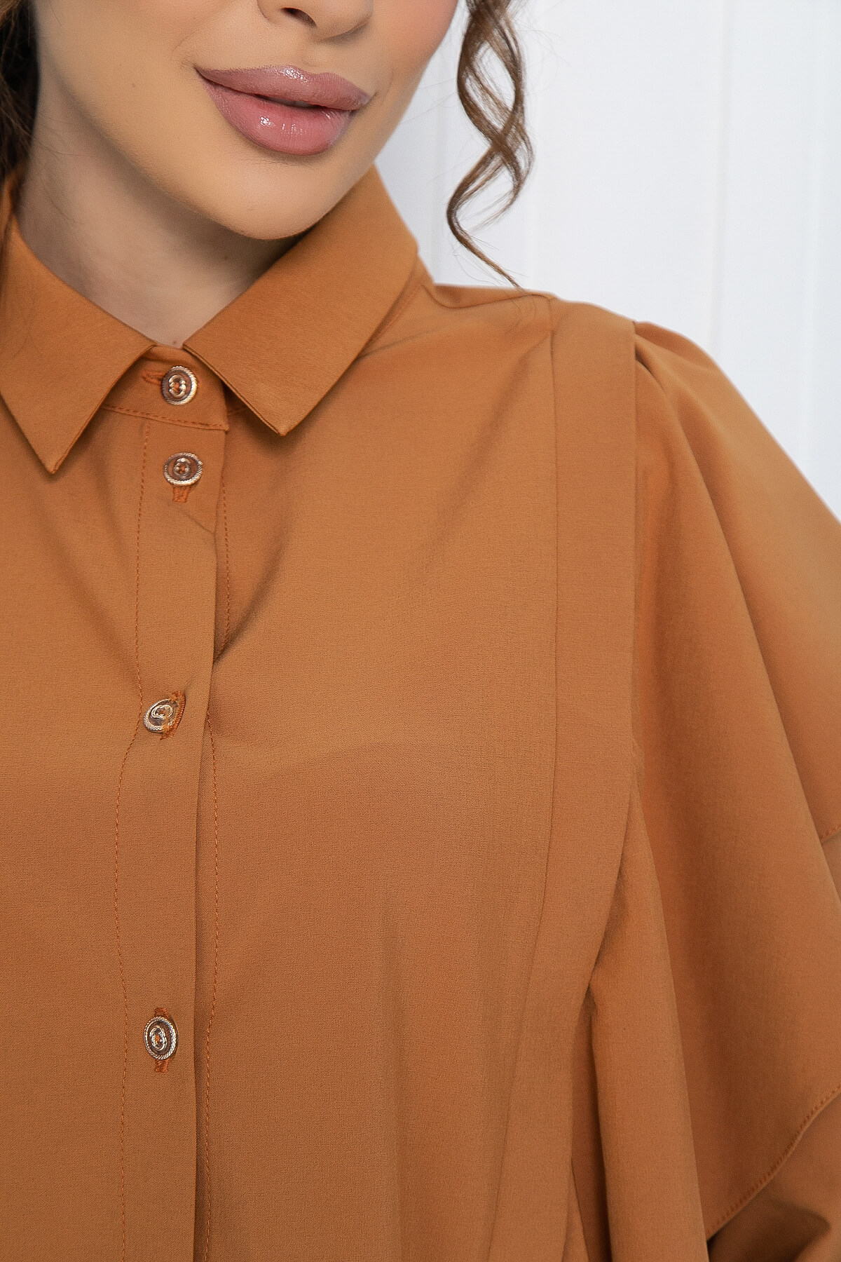 Блуза Дуэт (горчица) Б12030