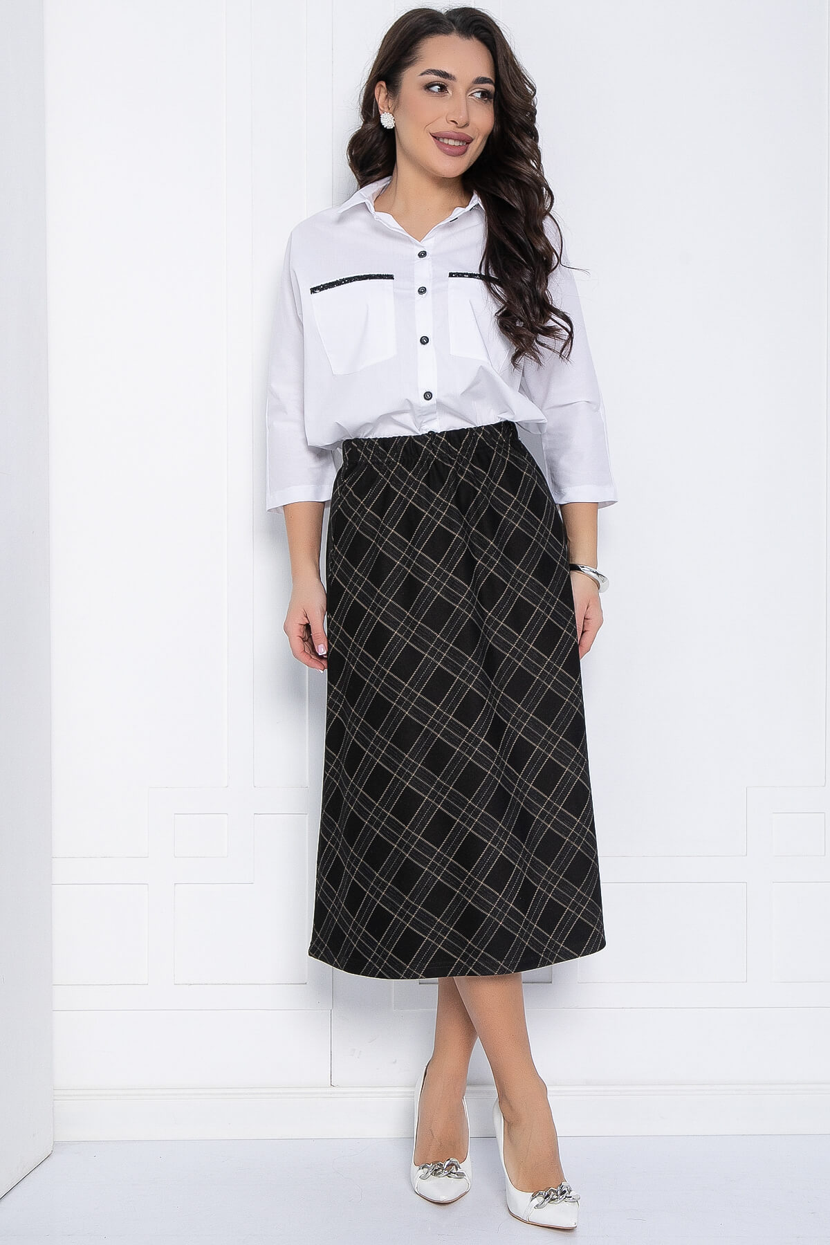 Юбка Черри (черная) Ю12548-10