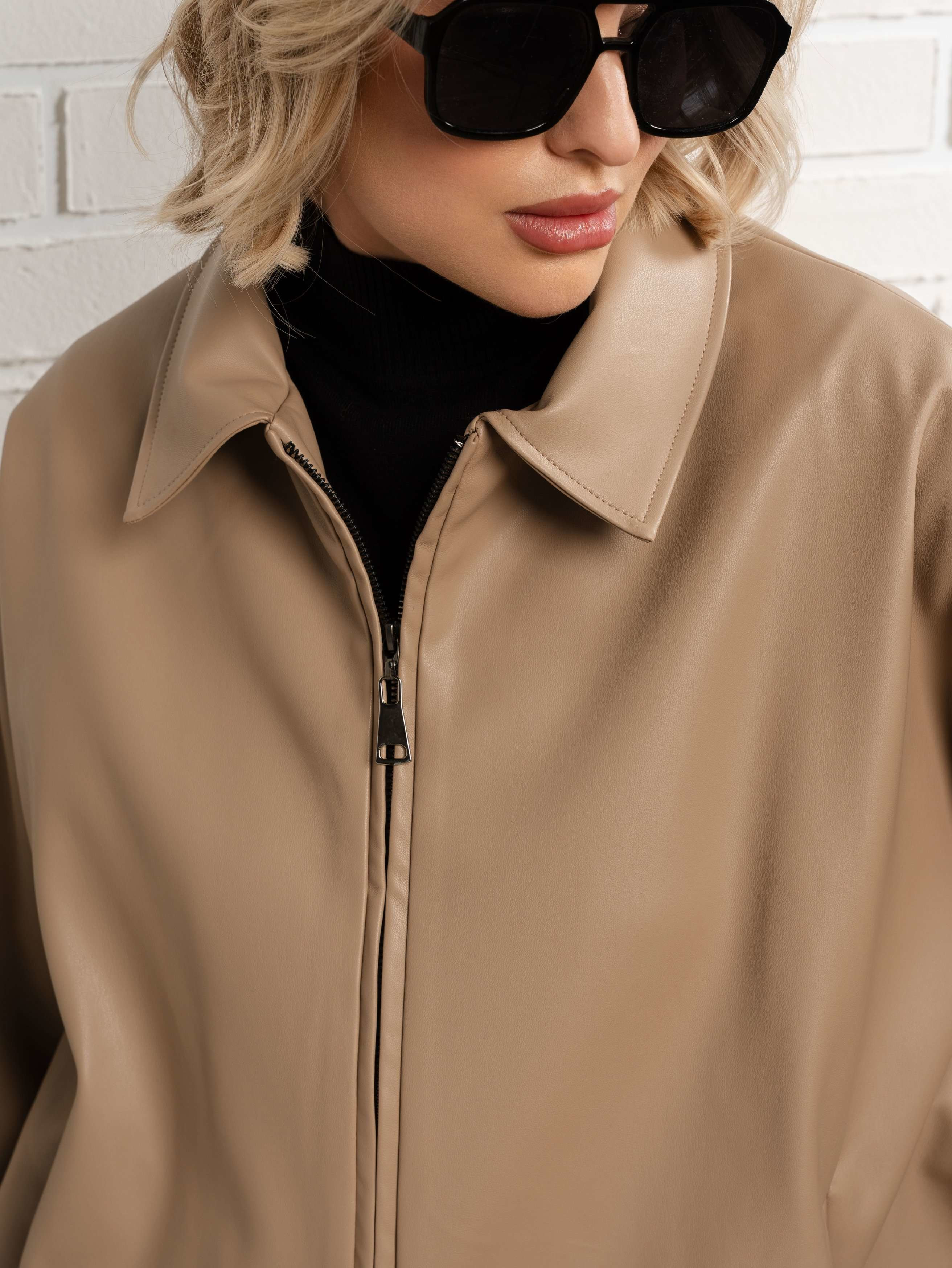 Куртка Поверь в мечту (бежевая) Б15154-7М