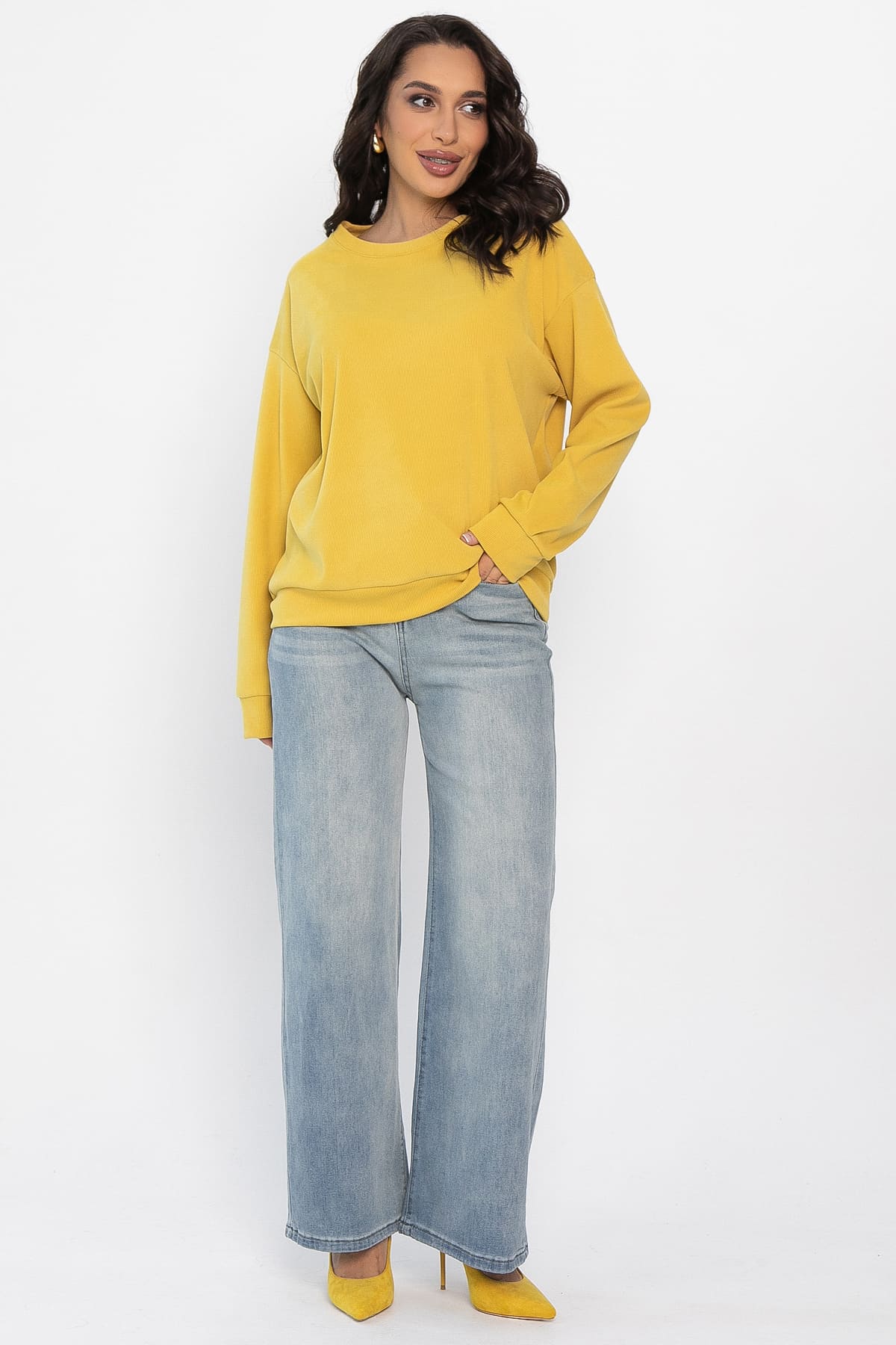 Свитшот Айрис (манго) Б14574-25М