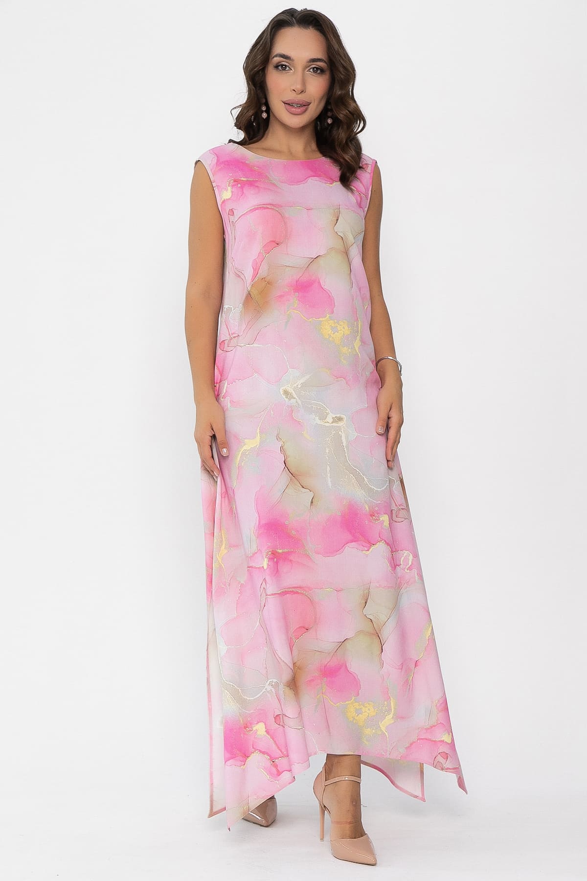 Платье Иниша (розовое) П14071-4М