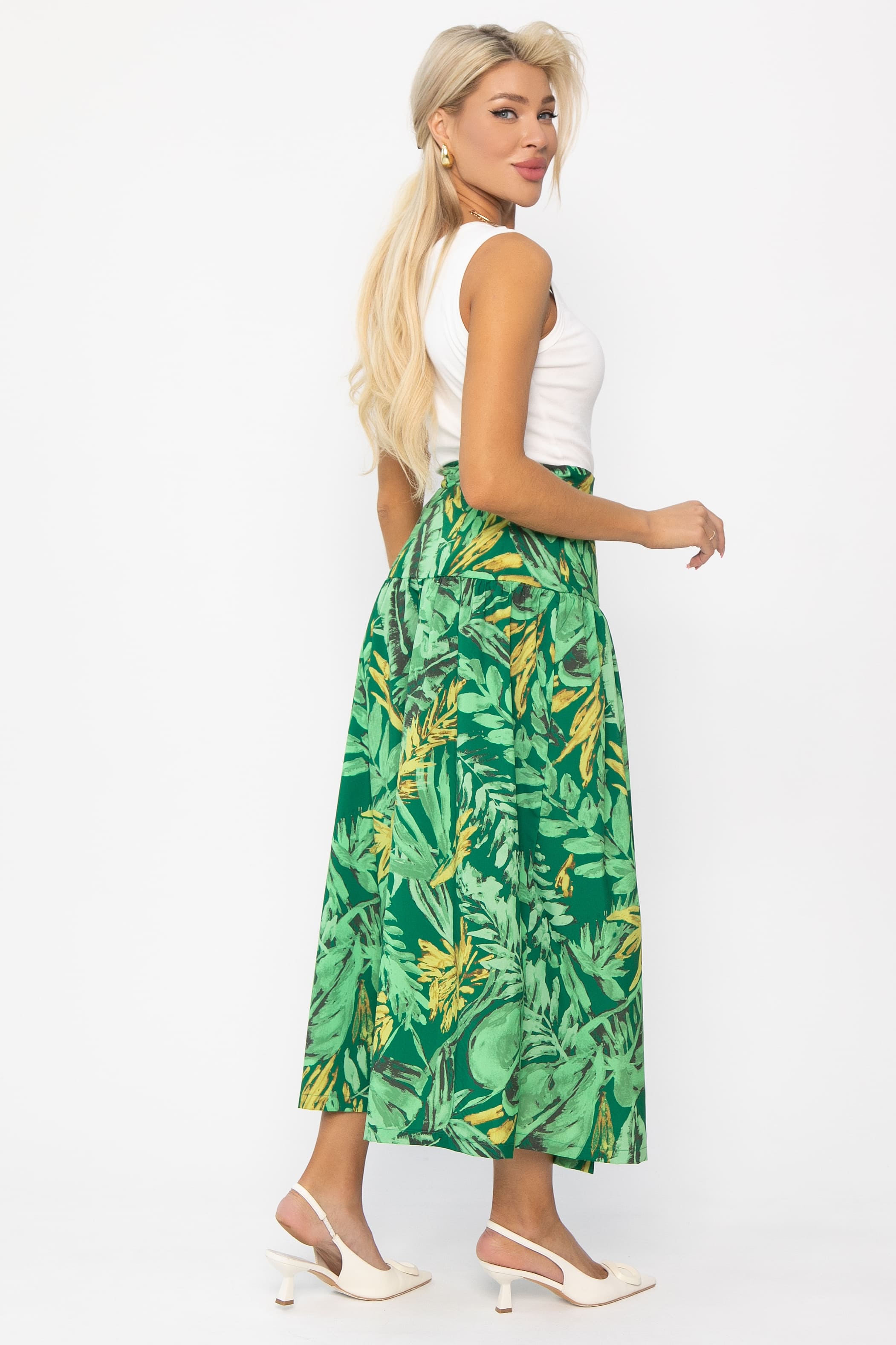 Юбка Марьям (зеленая) Ю13684-23М