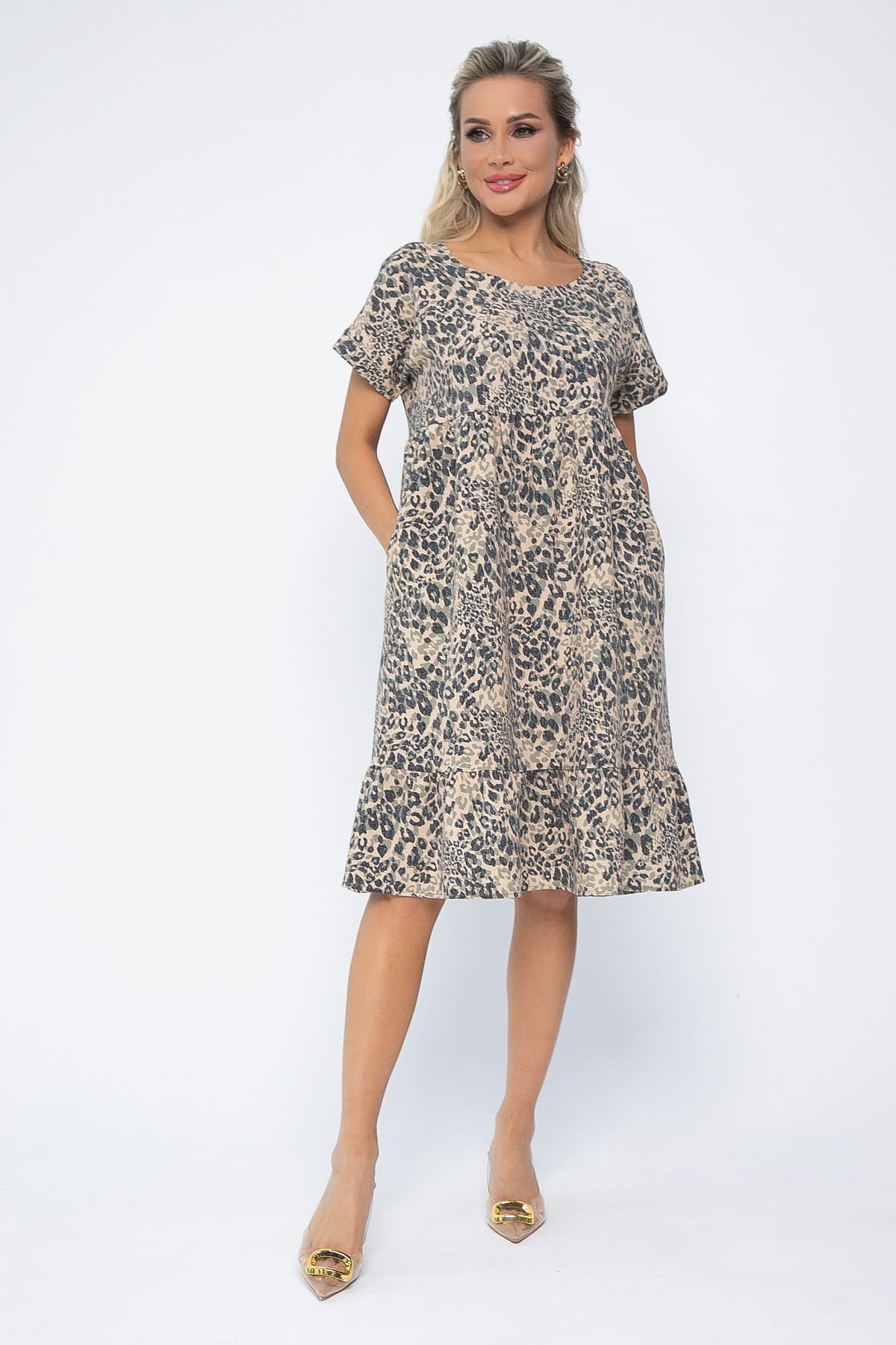 Платье Корсика (лео) П13612-48М