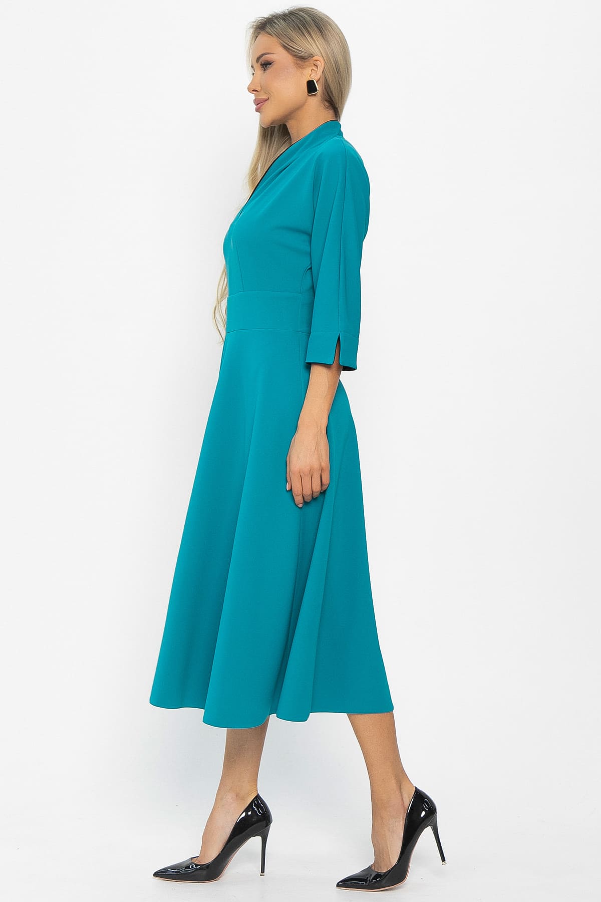 Платье вечернее Леди Удача (бирюзовое) П14850-18М