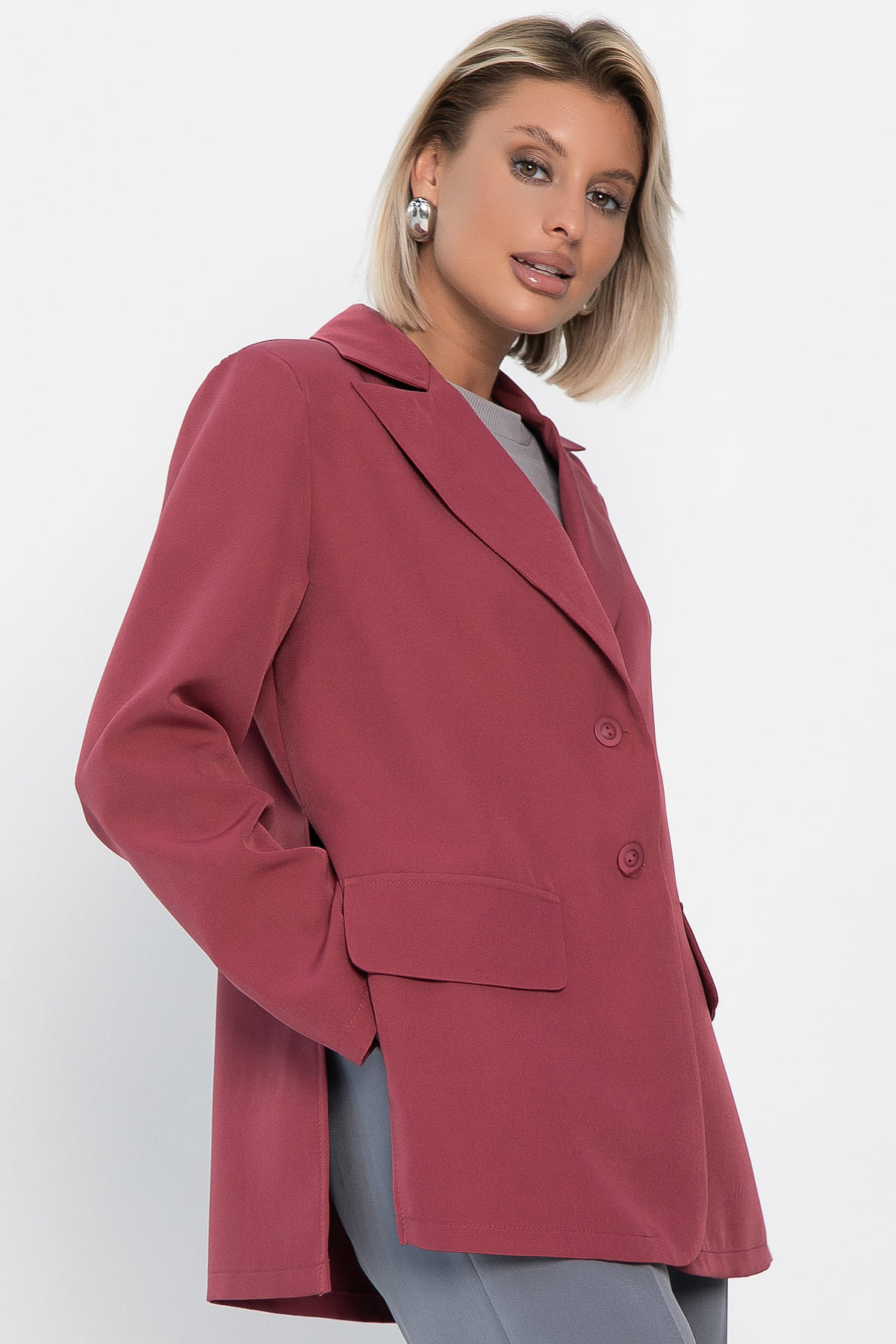 Жакет Фрея (ягодный) Б14159-7М