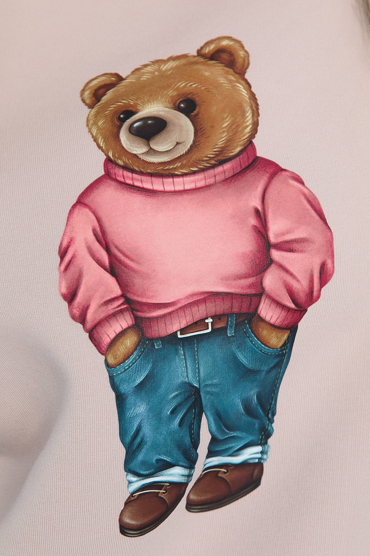 Свитшот "Тедди" (пыльная роза) Б7544