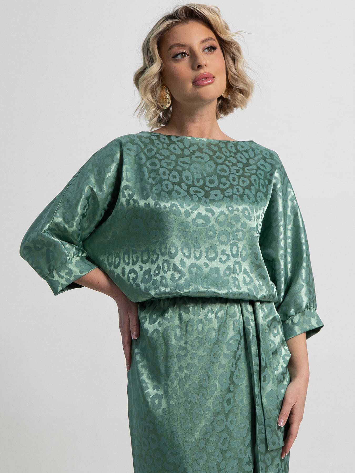 Платье Багира НЬЮ (мята) П15114-12М