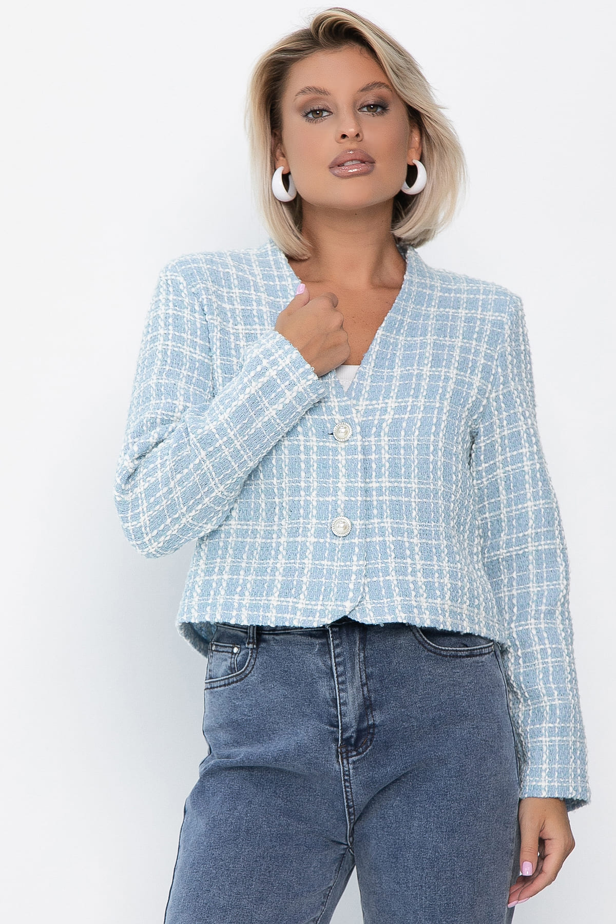 Жакет Дольче (голубой) Б14154-7М