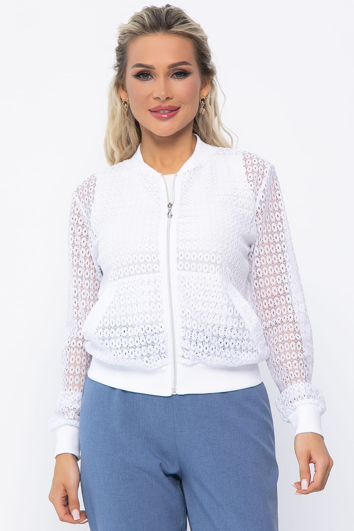 Бомбер Сан-Марино (белый) Б13587-13М