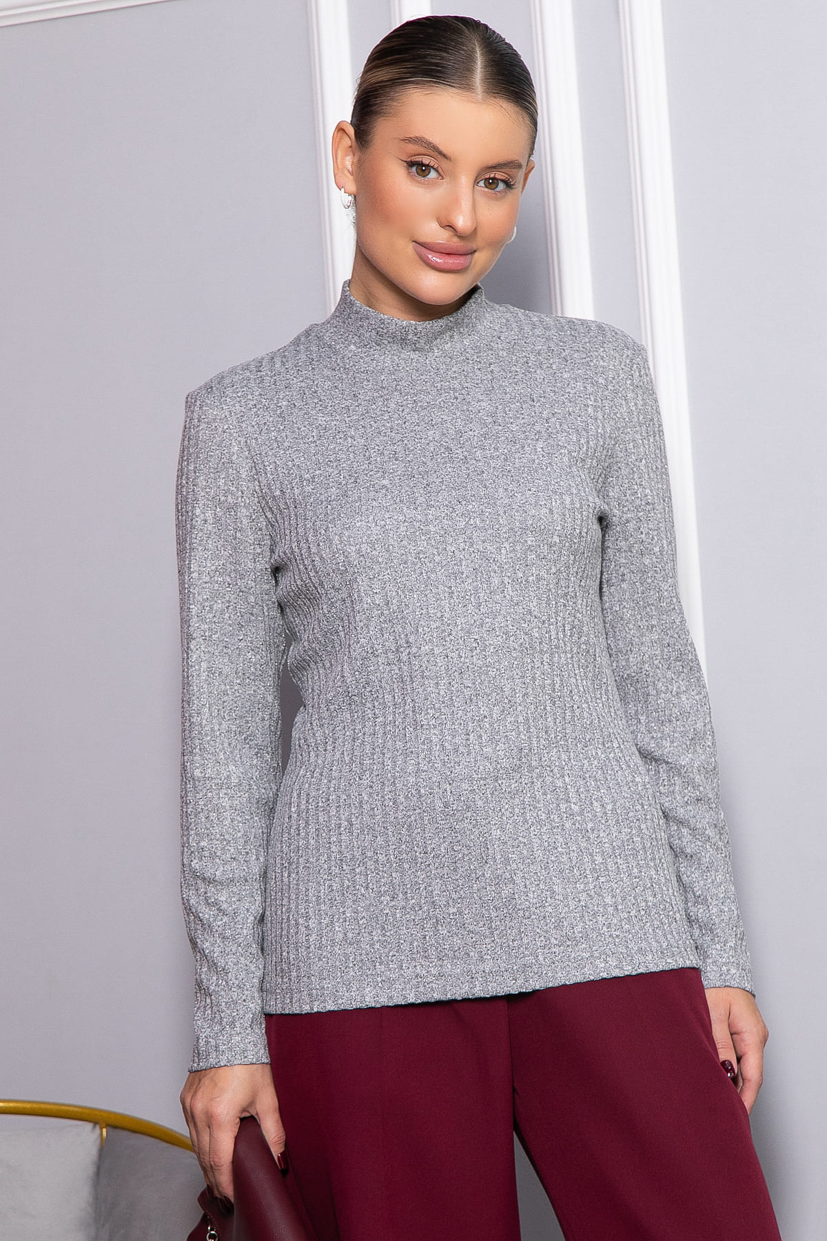 Джемпер трикотажный Аляска (серый) Б14409-6М