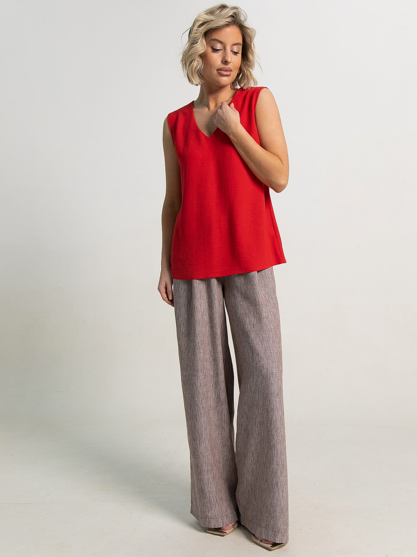 Блуза Эмили (красная) Б15593-9М