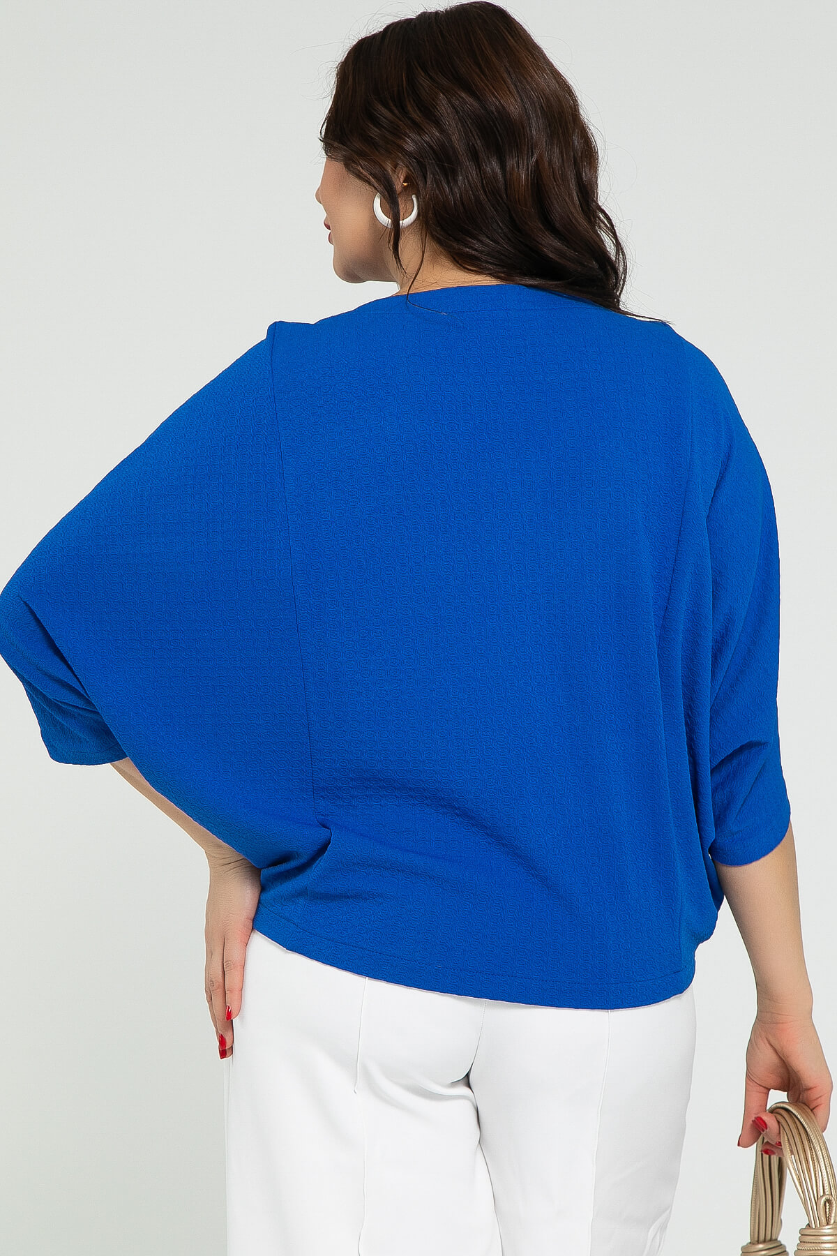 Блуза Шармель (синяя) Б12912-16М